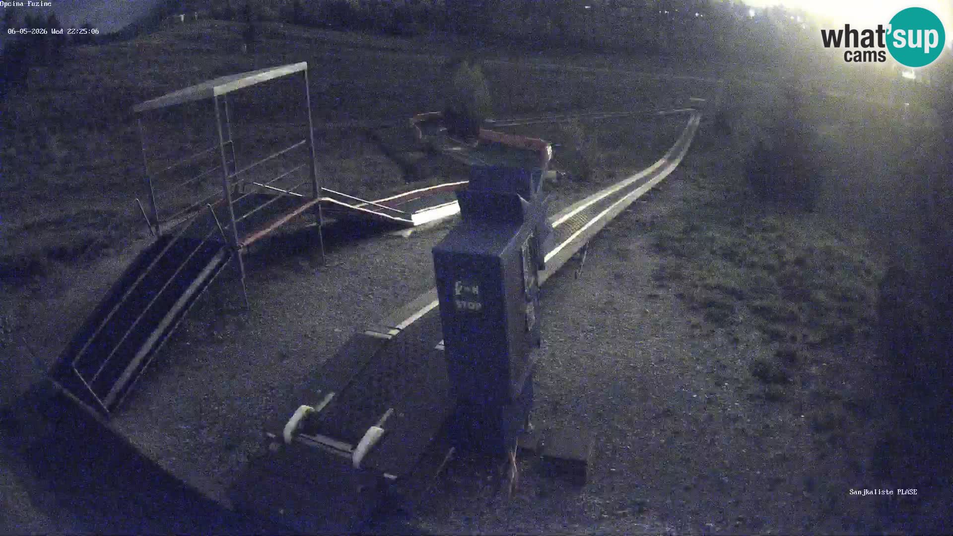 Live webcam Fužine toboggan run – Croatia