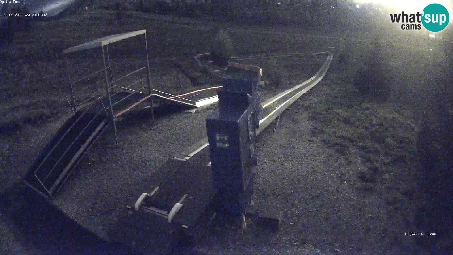 Live webcam Fužine toboggan run – Croatia