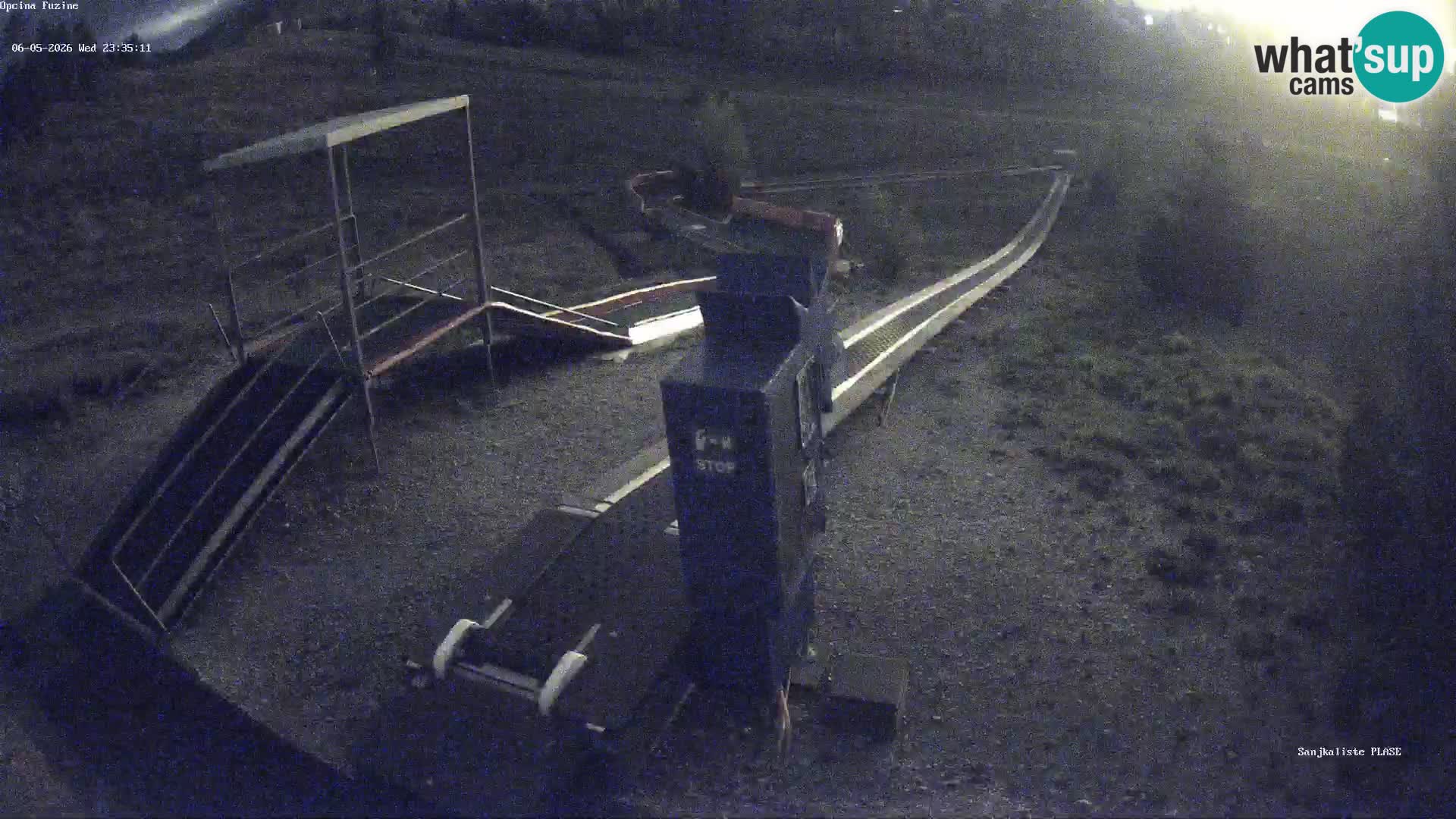 Live webcam Pista da slittino Fužine – Croazia