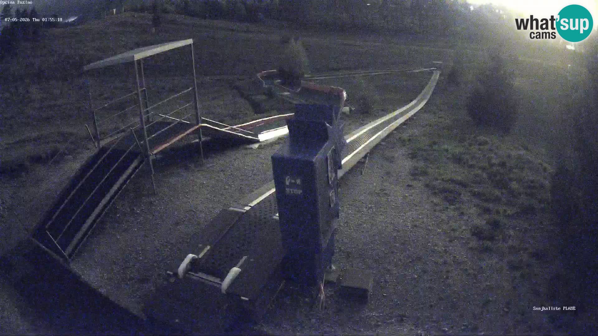 Webcam en vivo Pista de trineo Fužine – Croacia