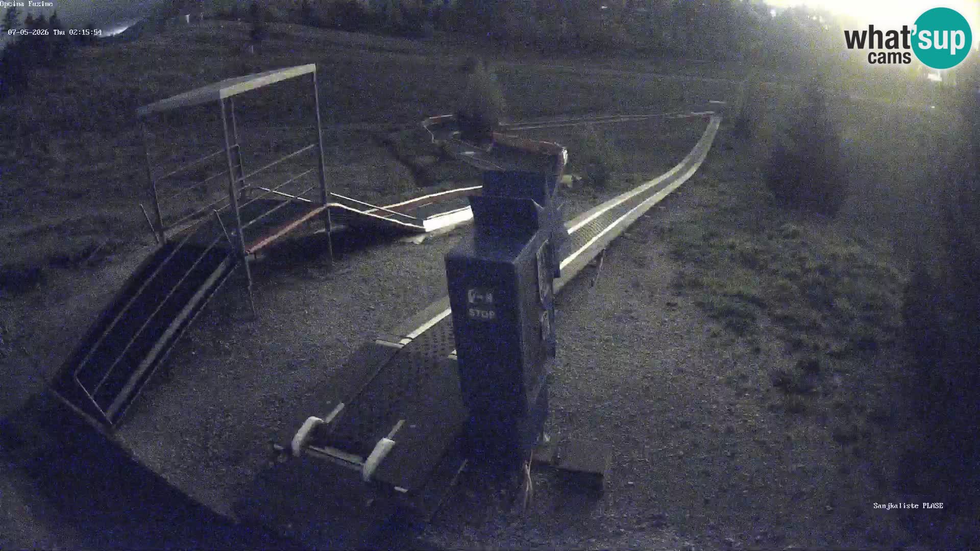 Webcam en vivo Pista de trineo Fužine – Croacia