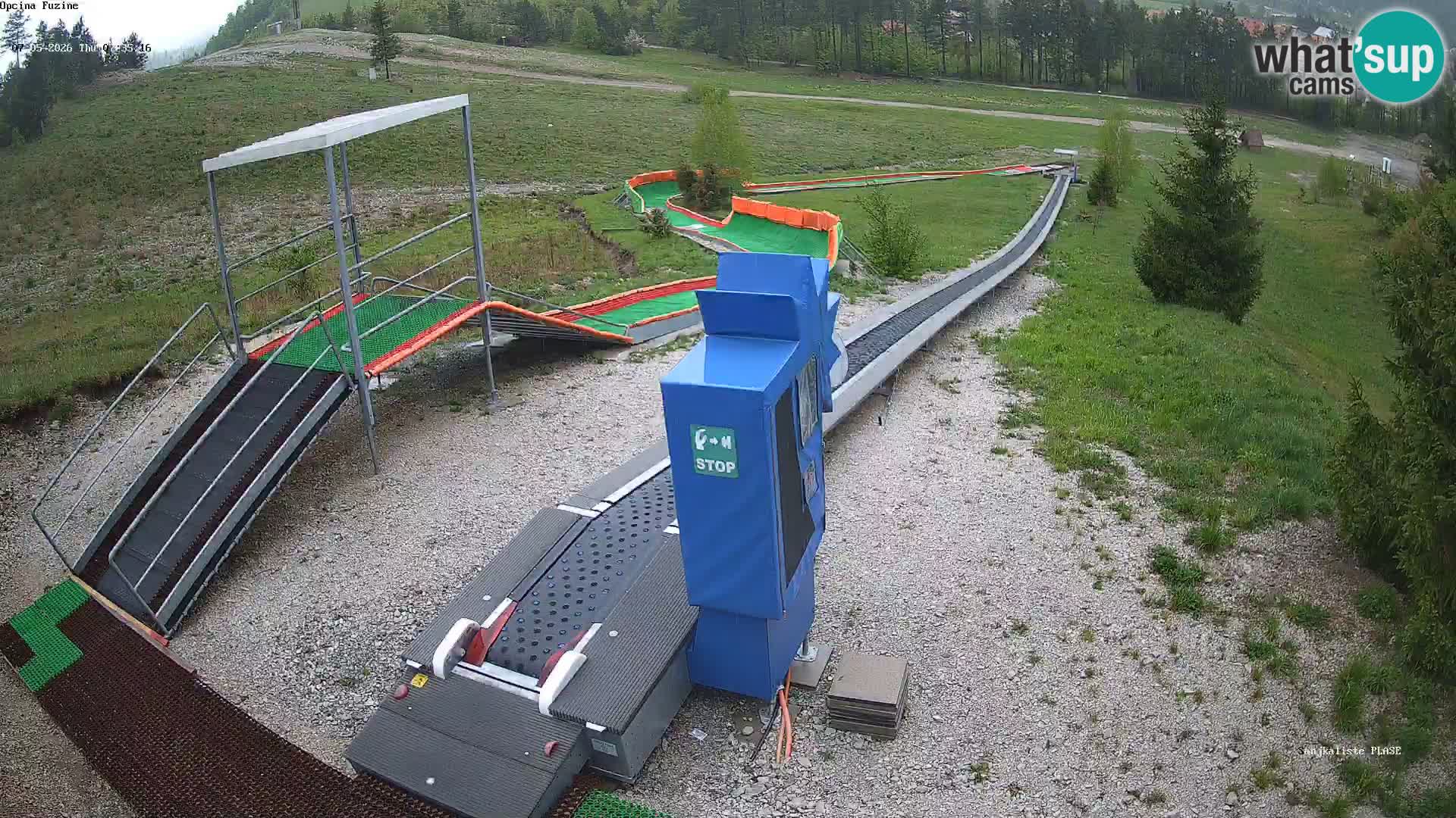 Webcam en vivo Pista de trineo Fužine – Croacia