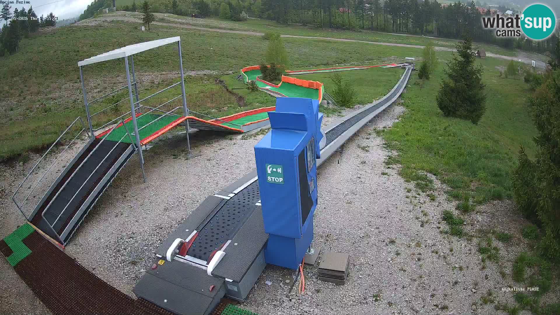 Spletna kamera v živo Sankališče Fužine – Hrvaška