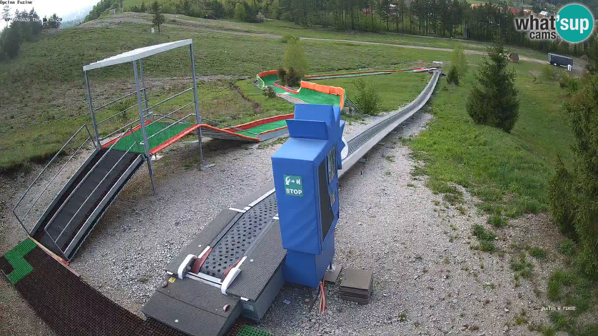 Spletna kamera v živo Sankališče Fužine – Hrvaška