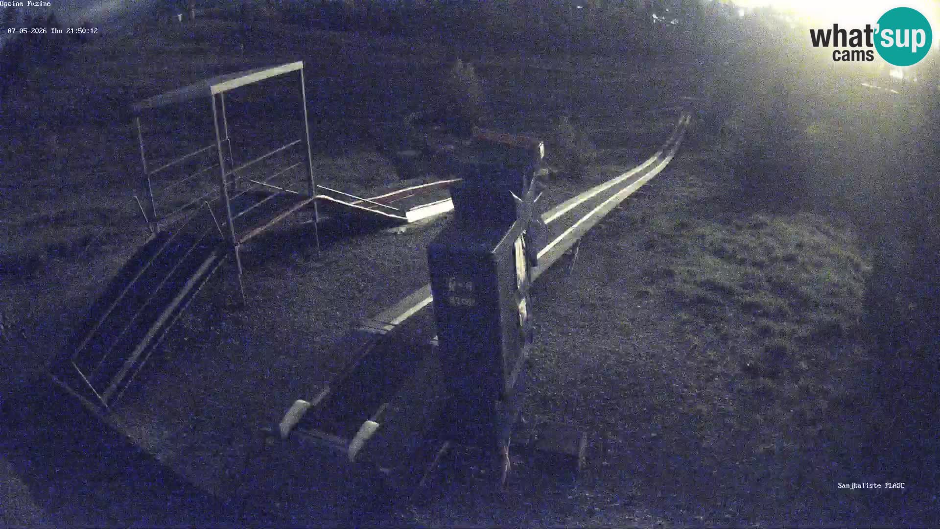 Live webcam Fužine toboggan run – Croatia