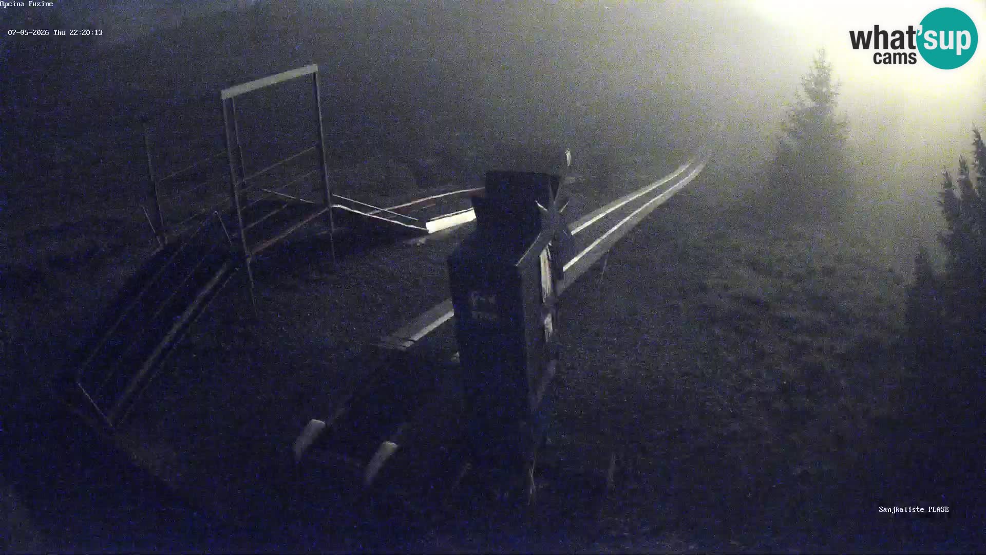 Webcam en direct Piste de luge de Fužine – Croatie