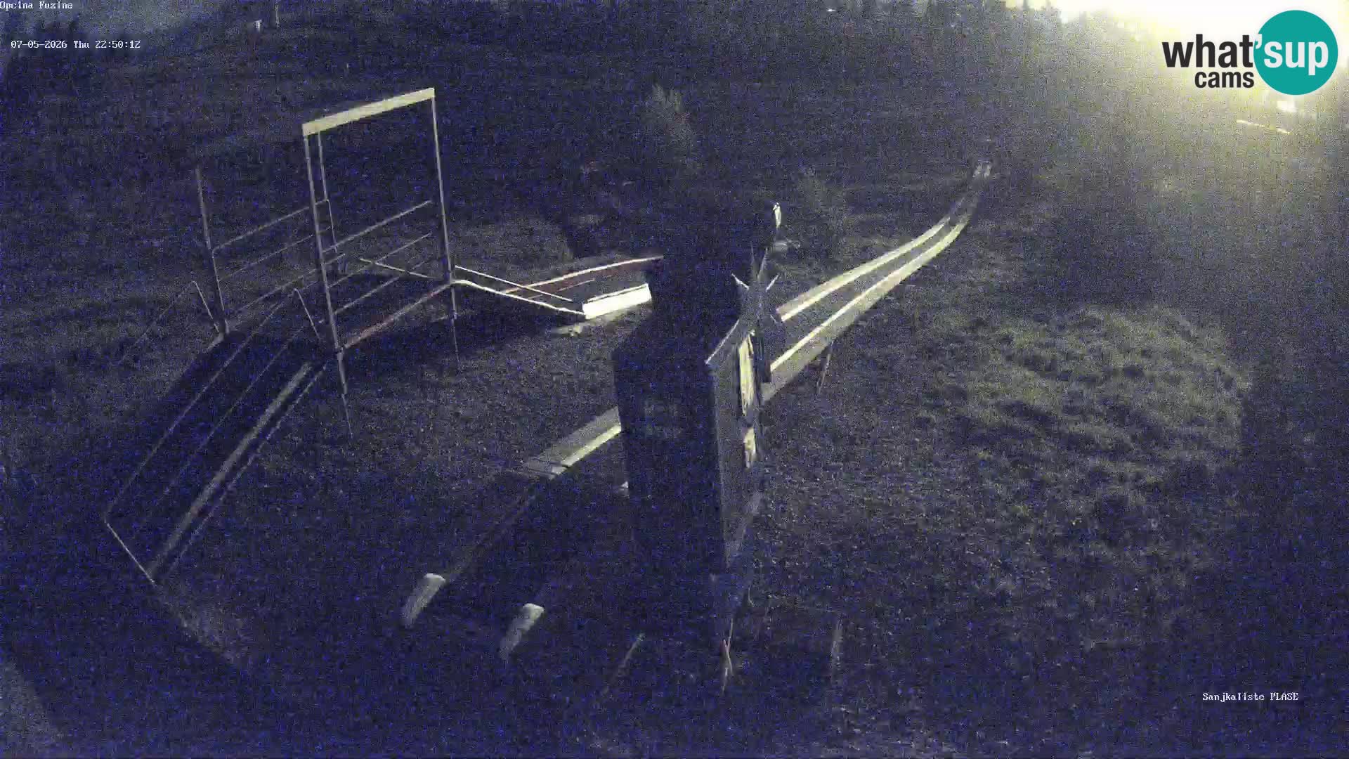 Live webcam Fužine toboggan run – Croatia