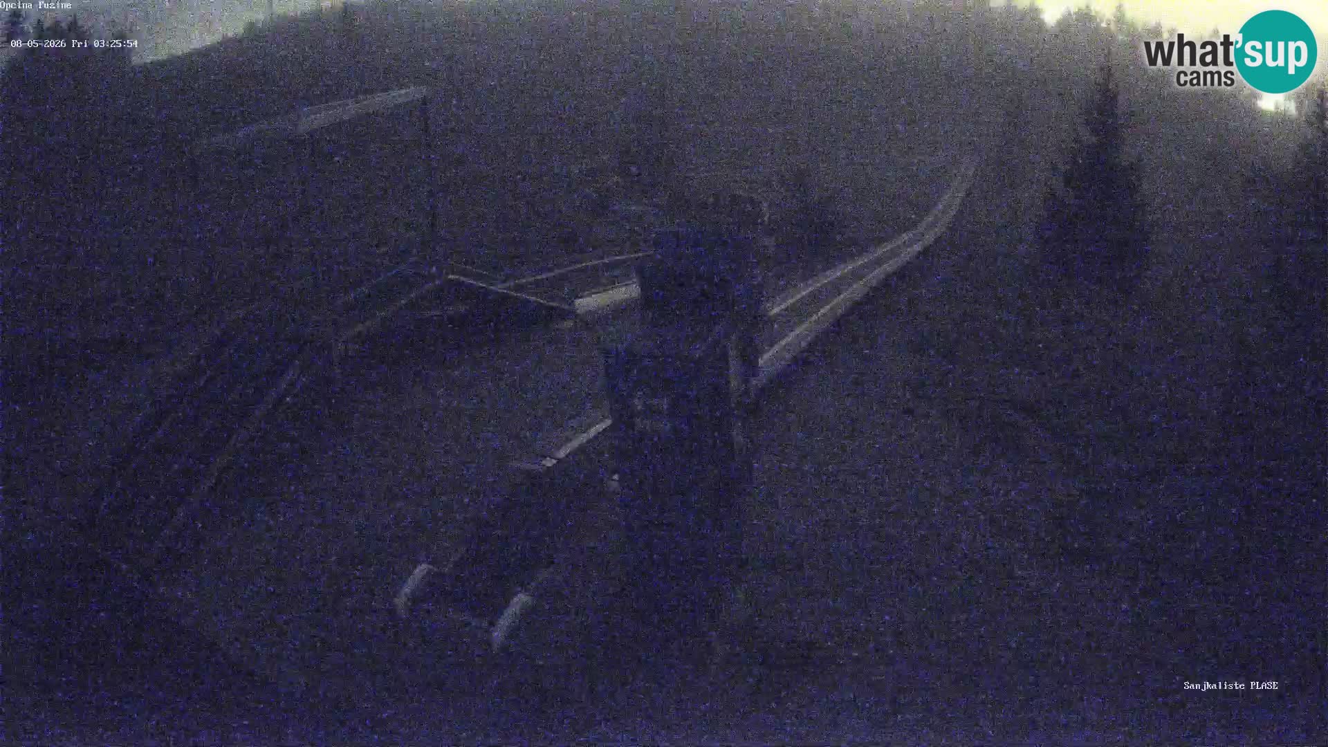 Live webcam Fužine toboggan run – Croatia