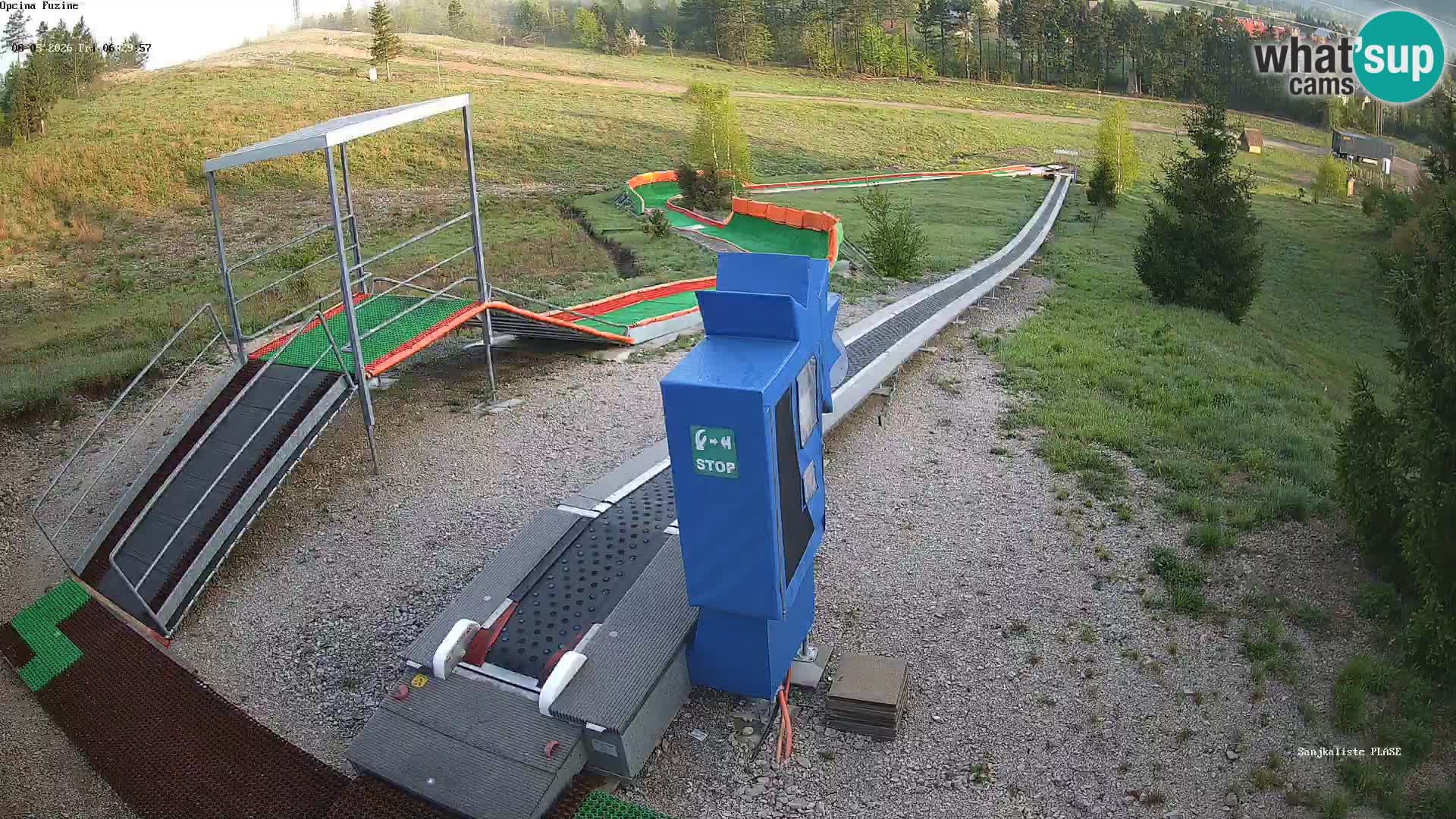 Spletna kamera v živo Sankališče Fužine – Hrvaška