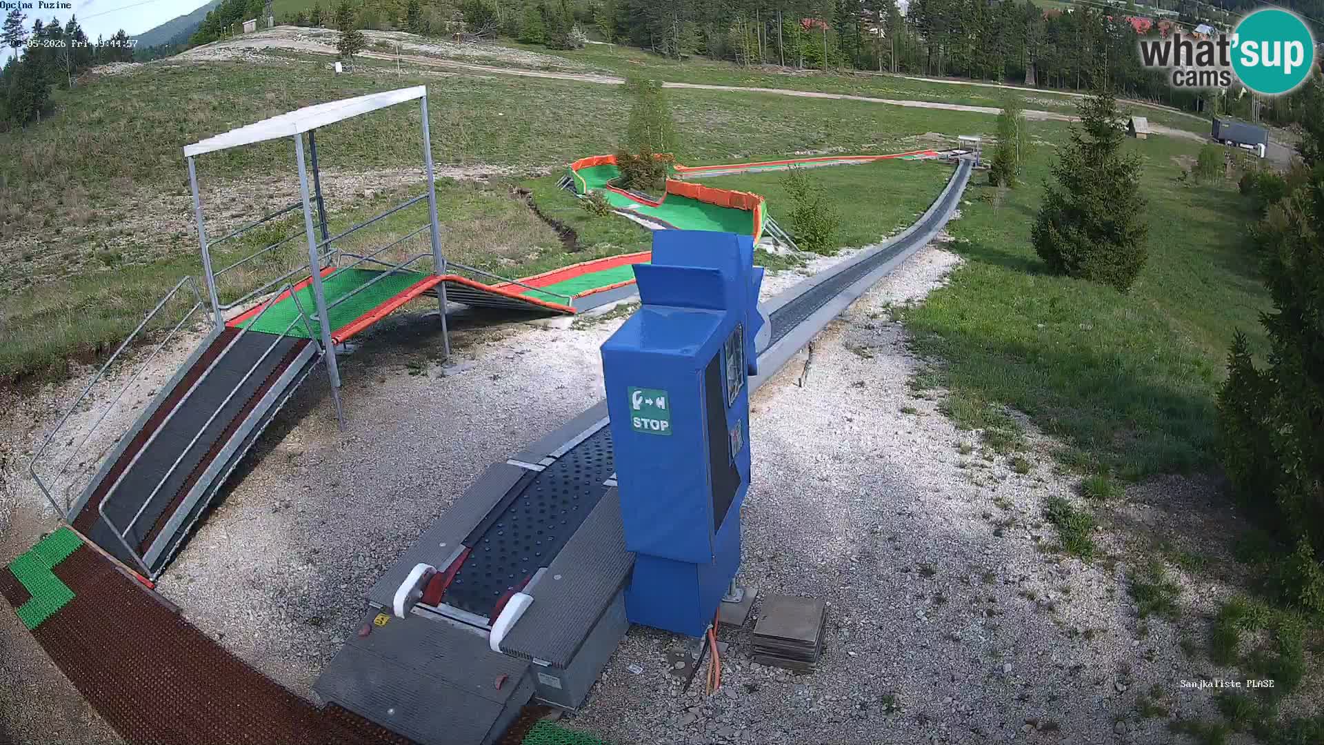 Spletna kamera v živo Sankališče Fužine – Hrvaška