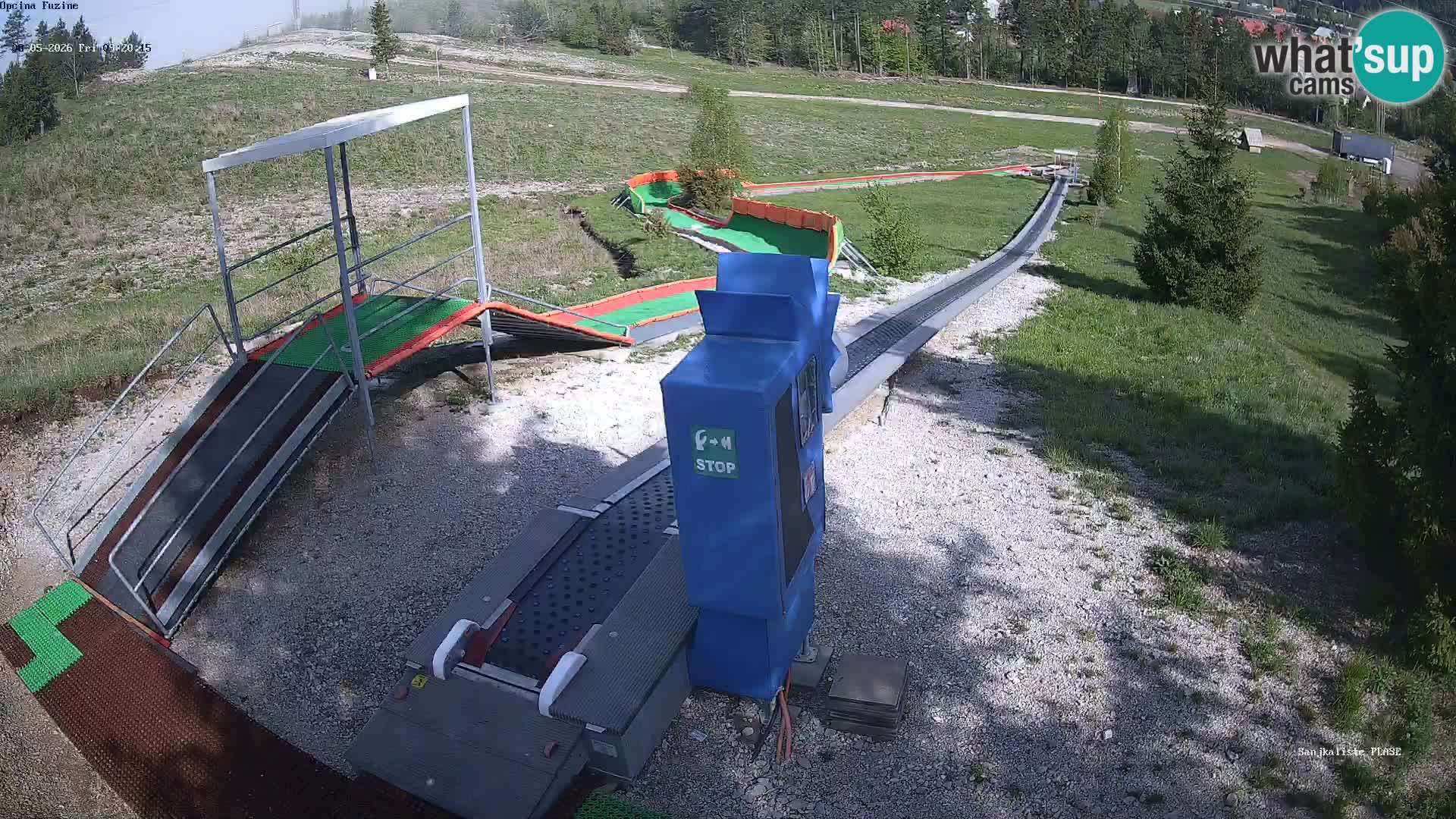 Webcam en vivo Pista de trineo Fužine – Croacia