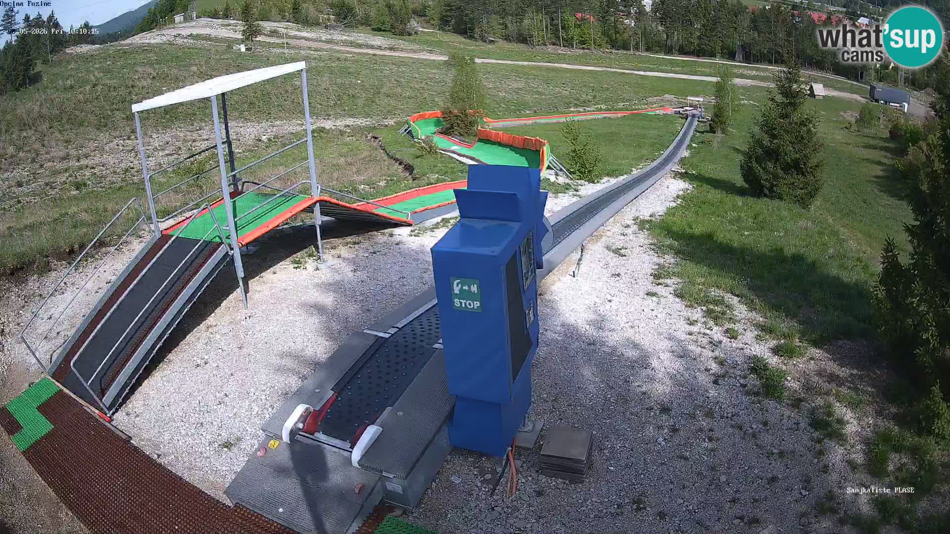 Webcam en direct Piste de luge de Fužine – Croatie