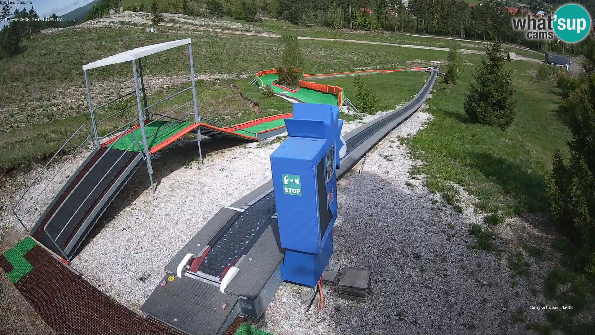 Spletna kamera v živo Sankališče Fužine – Hrvaška