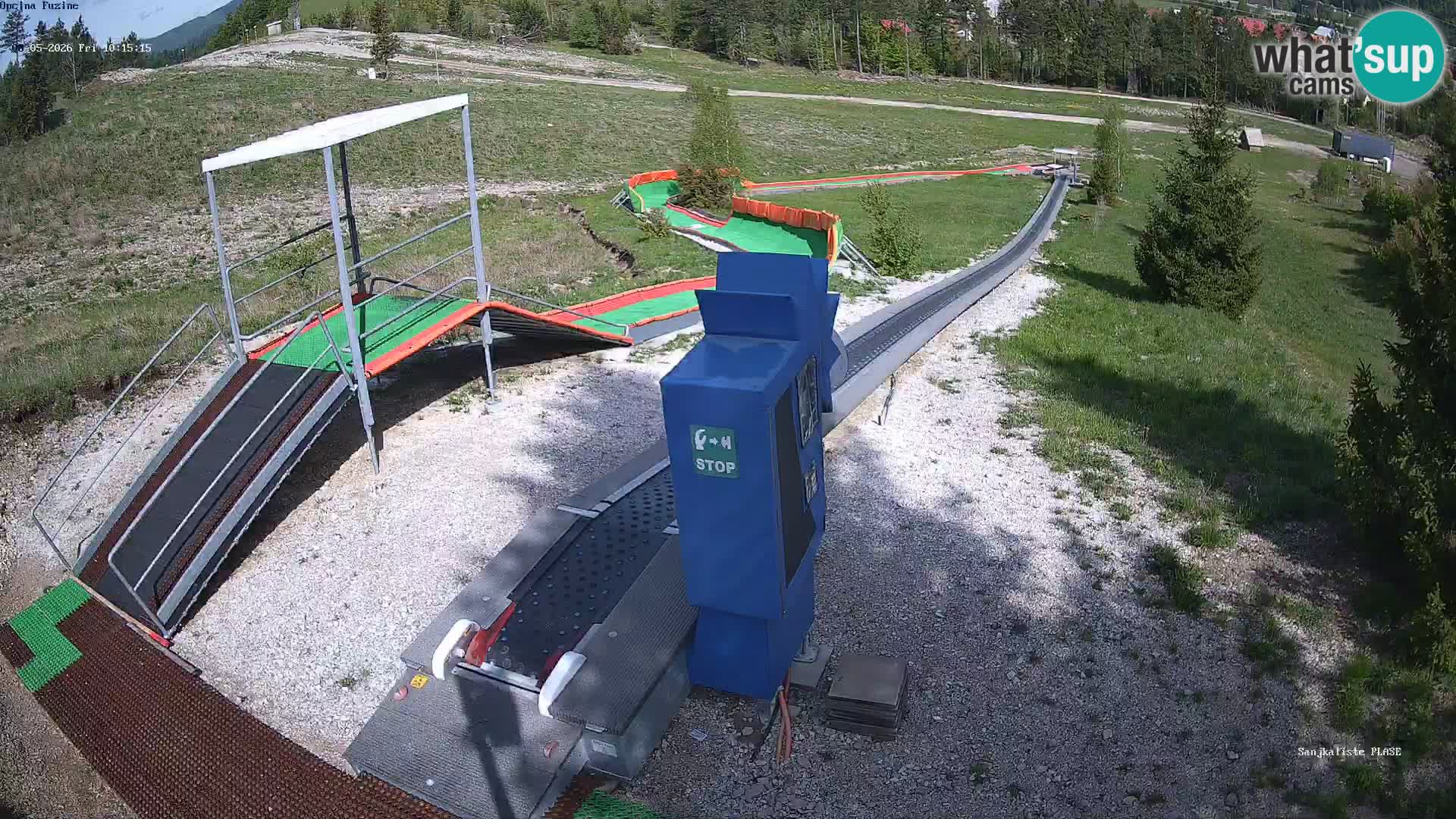 Webcam en vivo Pista de trineo Fužine – Croacia