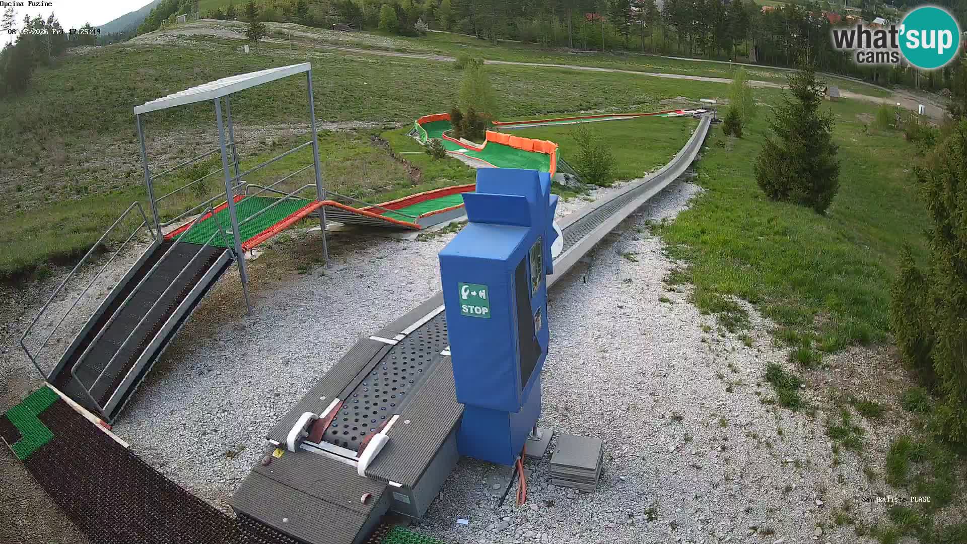 Webcam en vivo Pista de trineo Fužine – Croacia