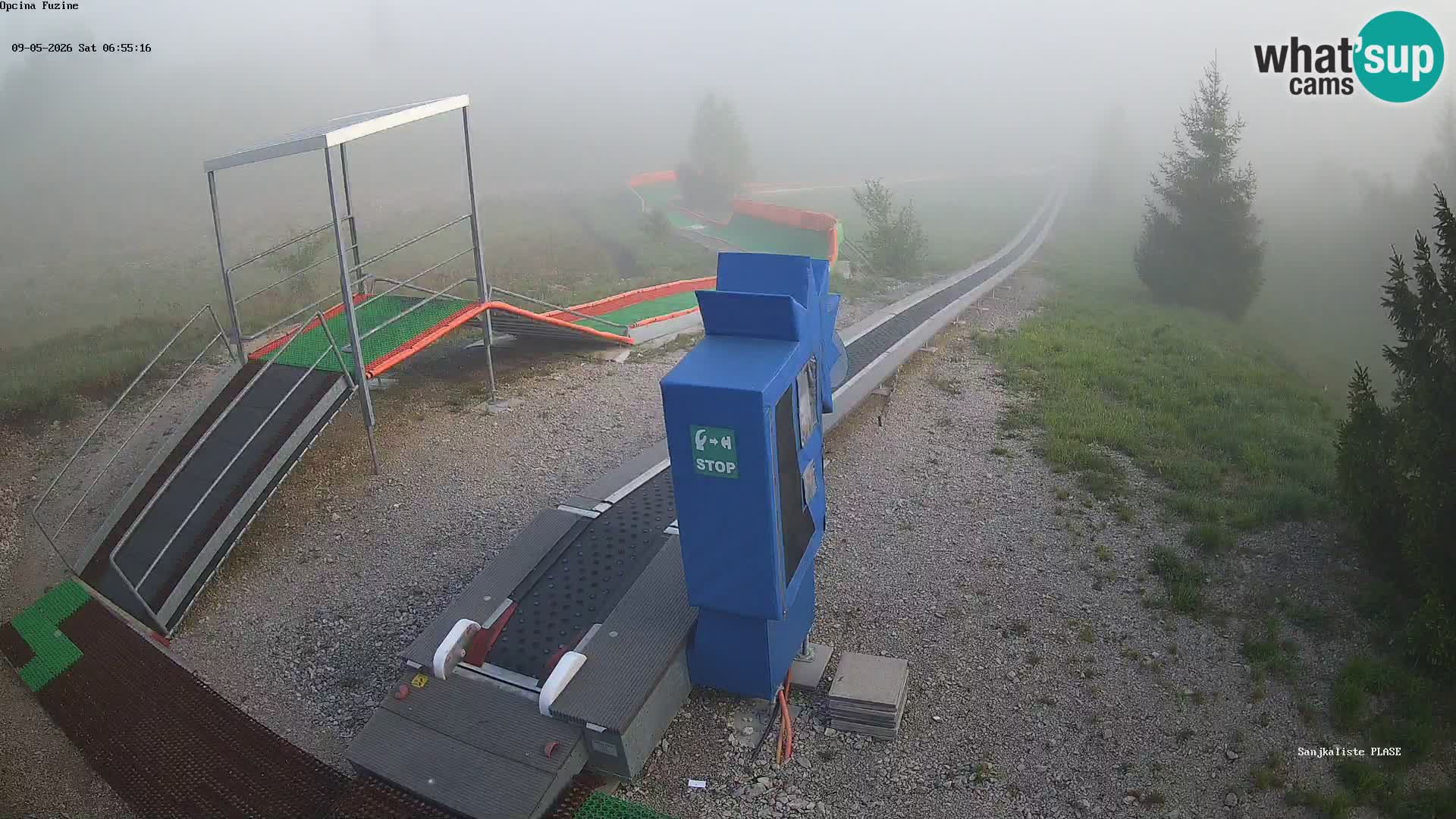 Webcam en vivo Pista de trineo Fužine – Croacia