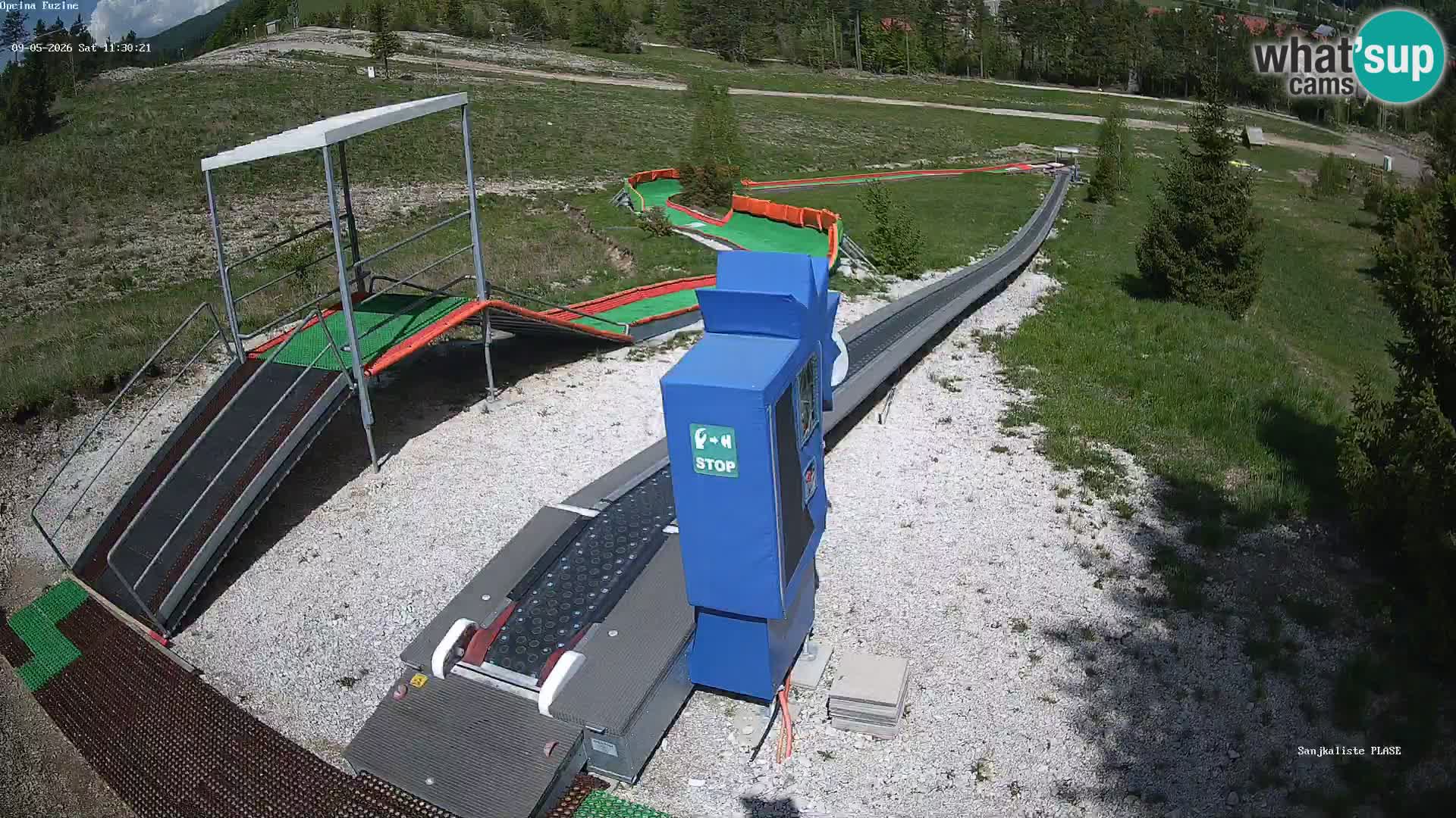 Webcam en direct Piste de luge de Fužine – Croatie