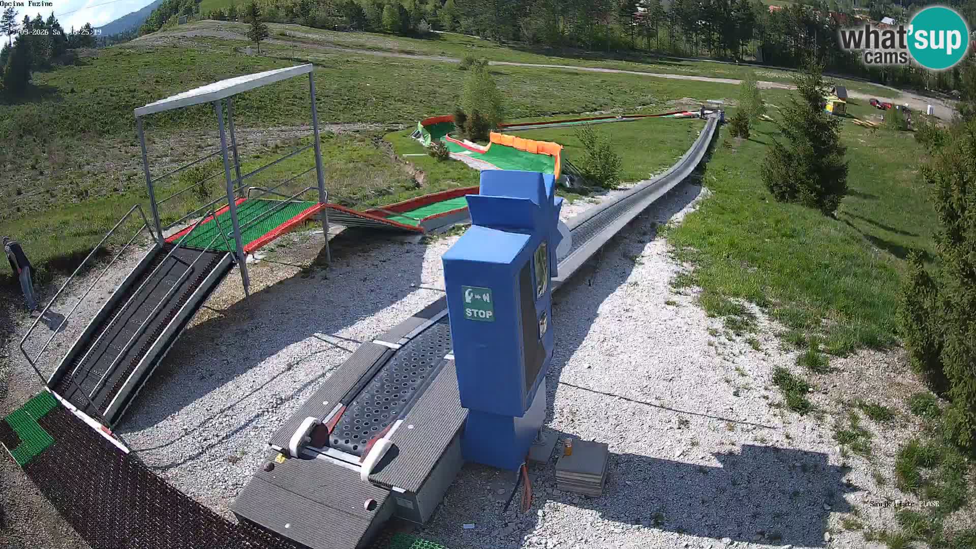 Webcam en vivo Pista de trineo Fužine – Croacia