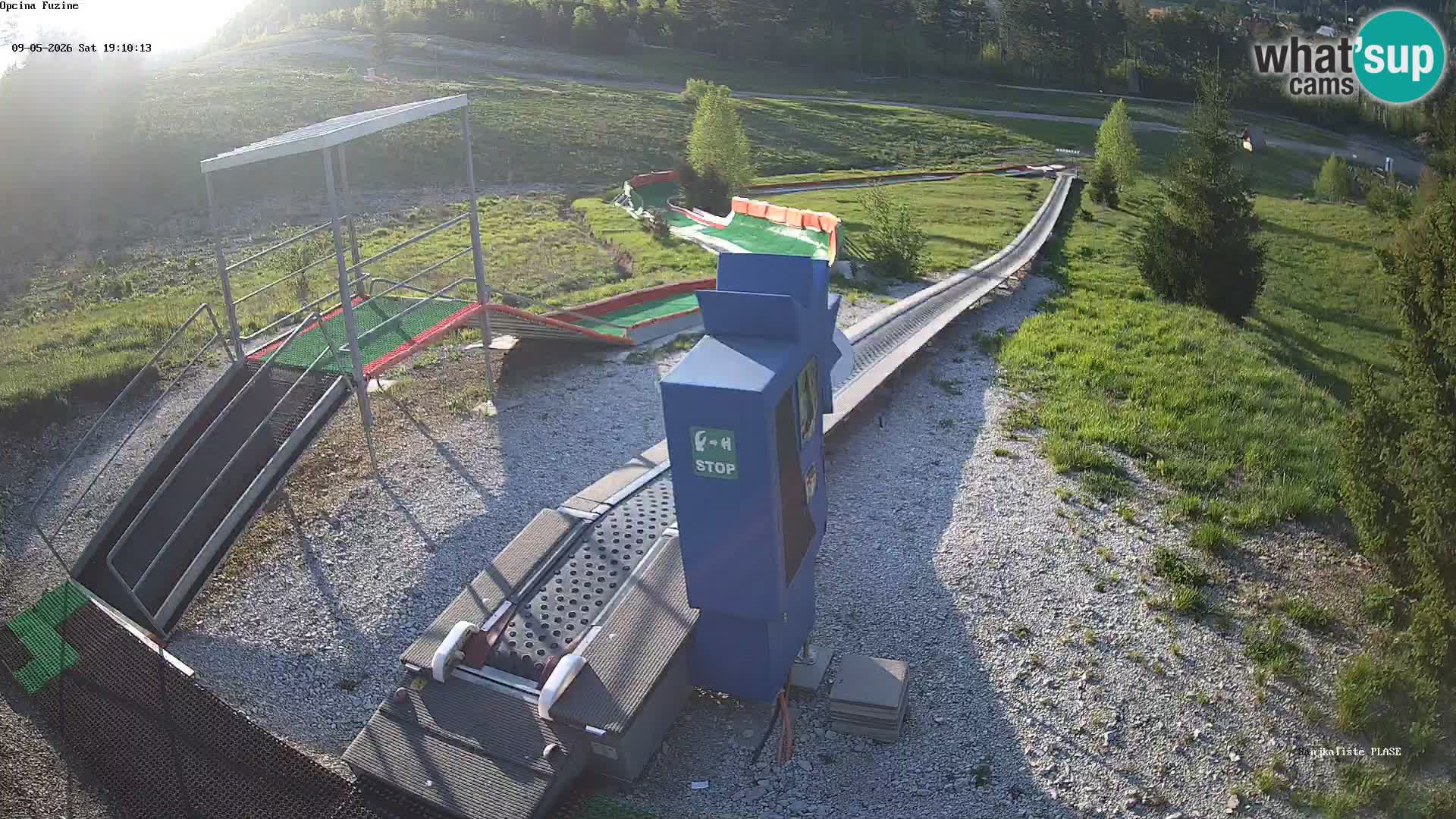 Live webcam Pista da slittino Fužine – Croazia
