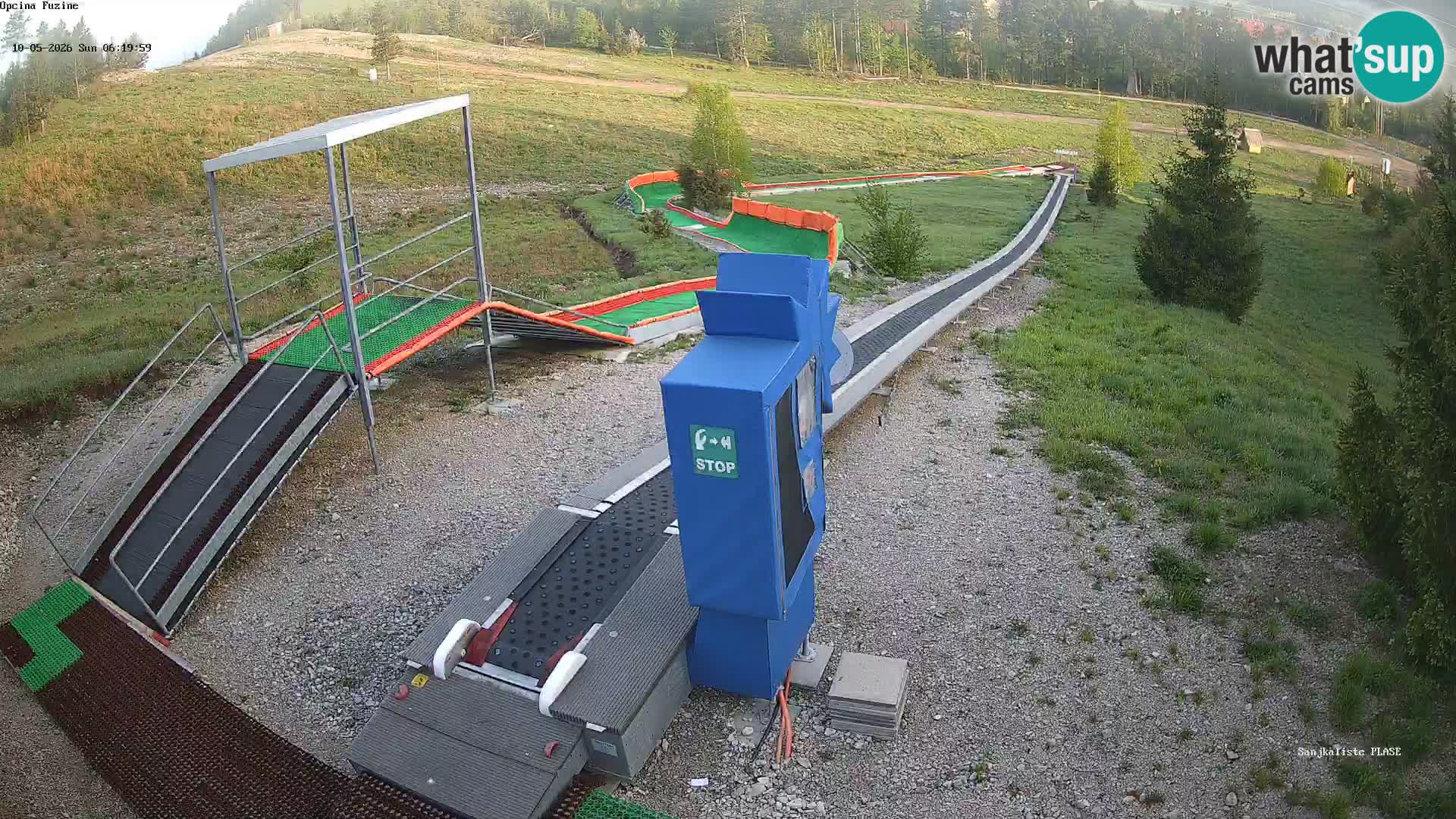 Webcam en direct Piste de luge de Fužine – Croatie