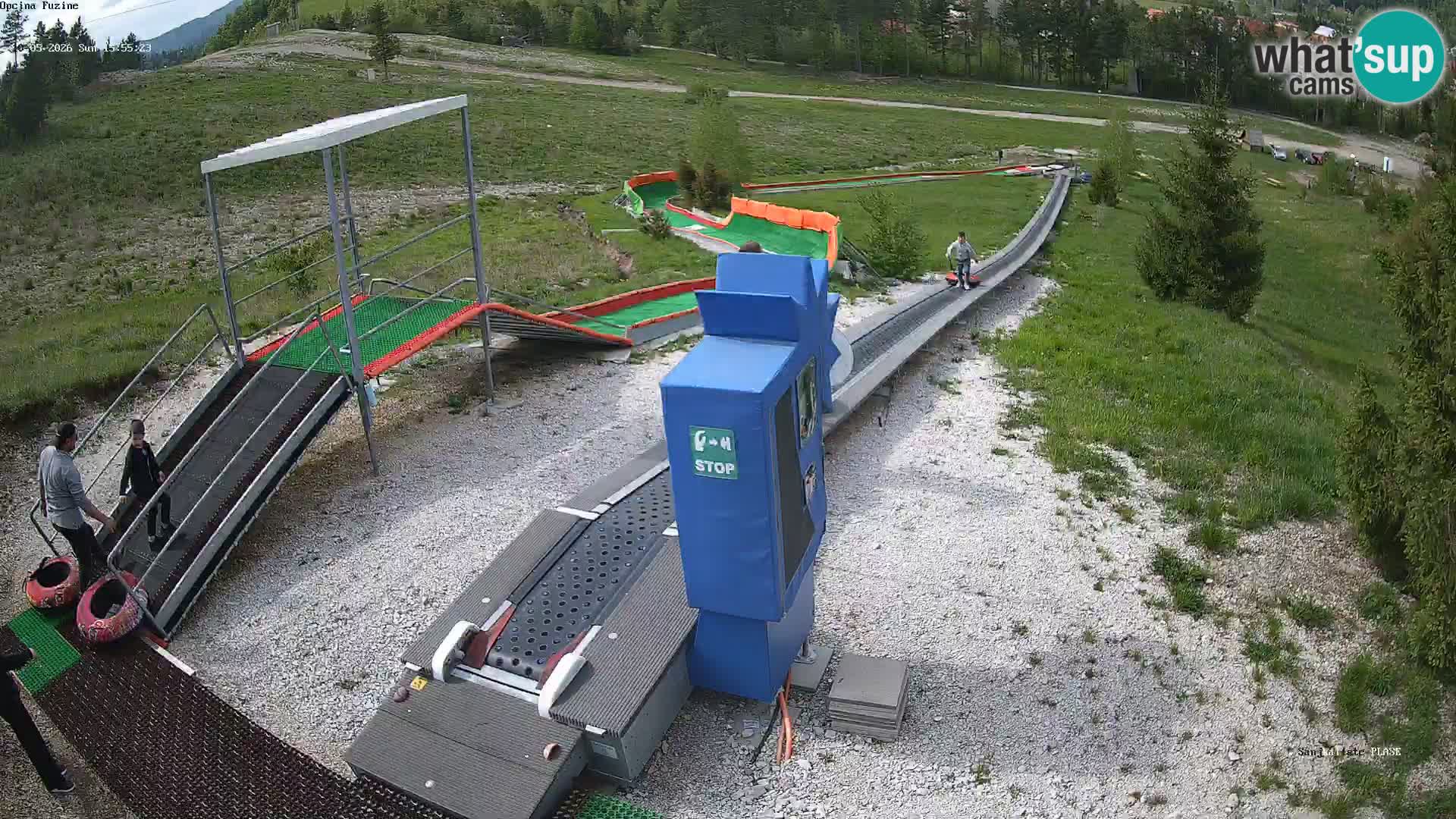 Live webcam Fužine toboggan run – Croatia