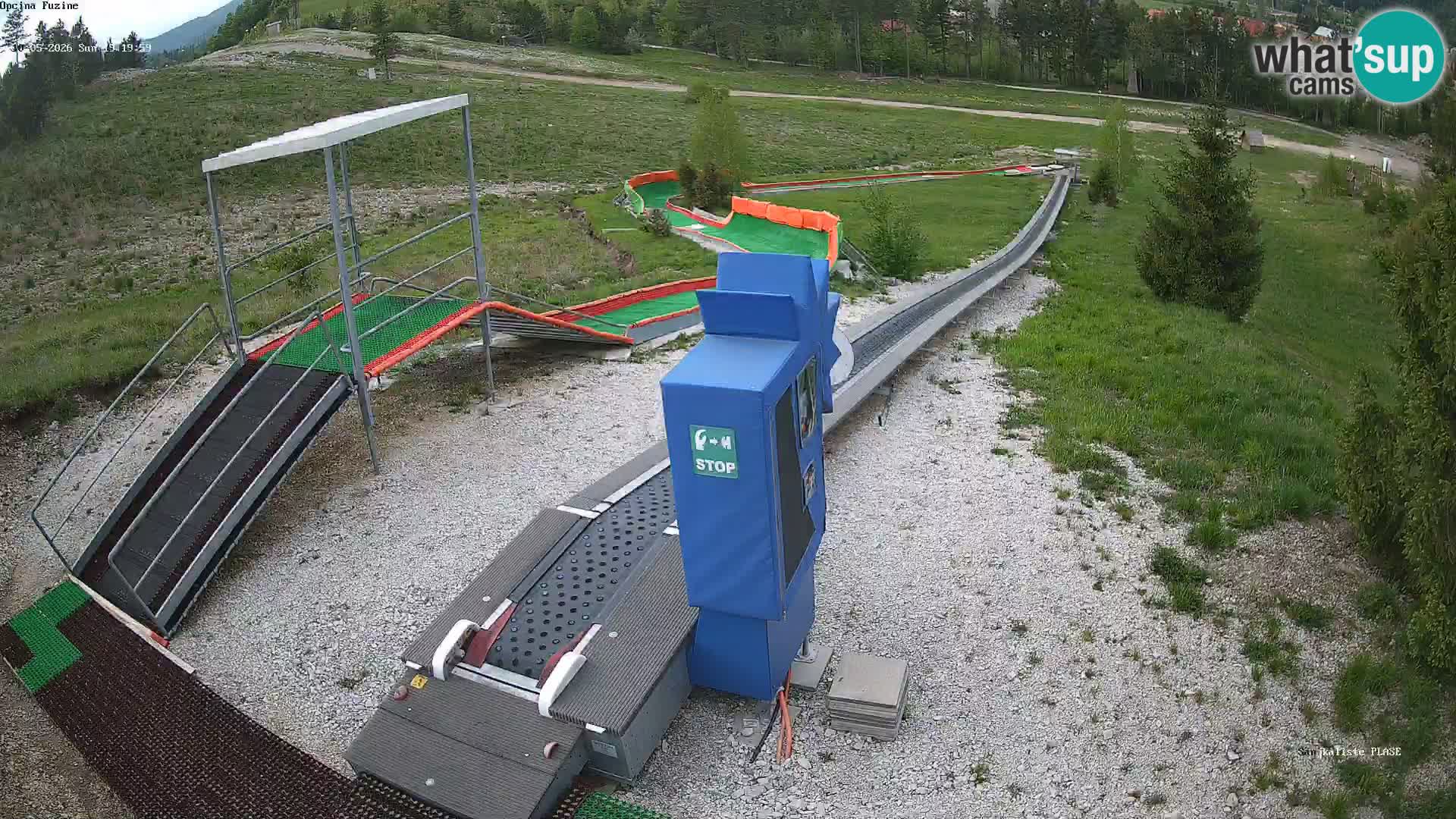 Live webcam Pista da slittino Fužine – Croazia