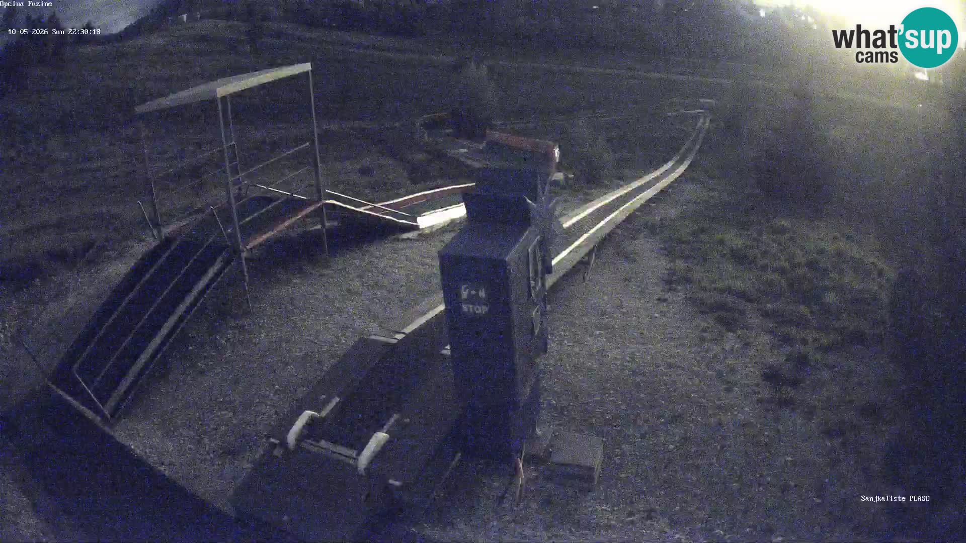 Webcam en vivo Pista de trineo Fužine – Croacia