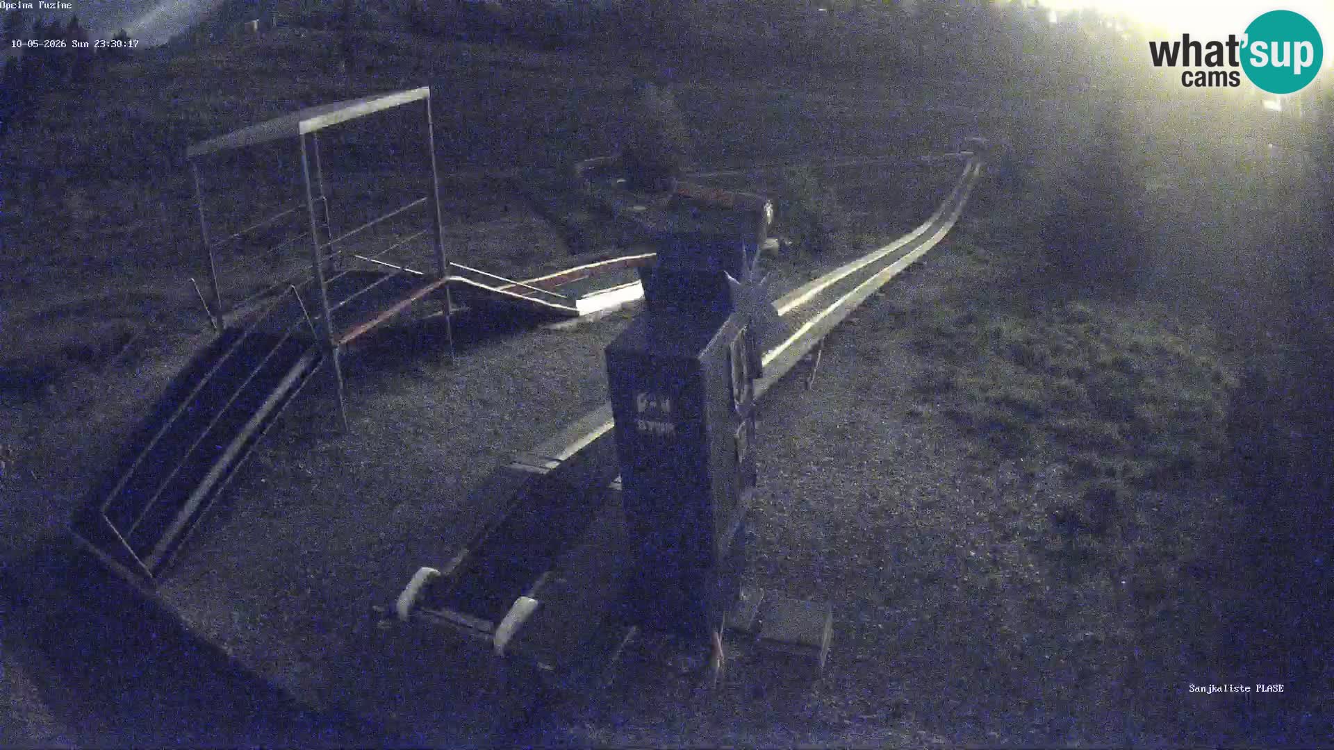 Webcam en direct Piste de luge de Fužine – Croatie