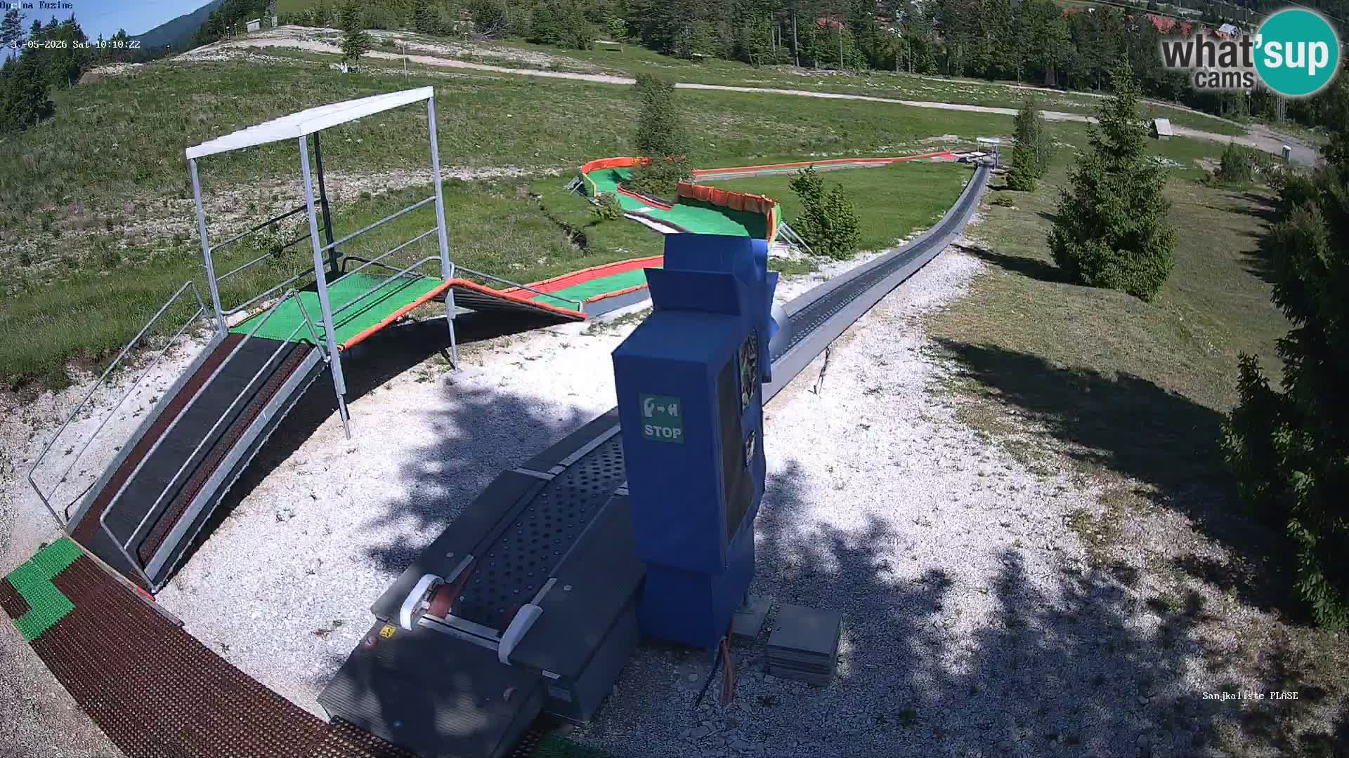 Live webcam Pista da slittino Fužine – Croazia