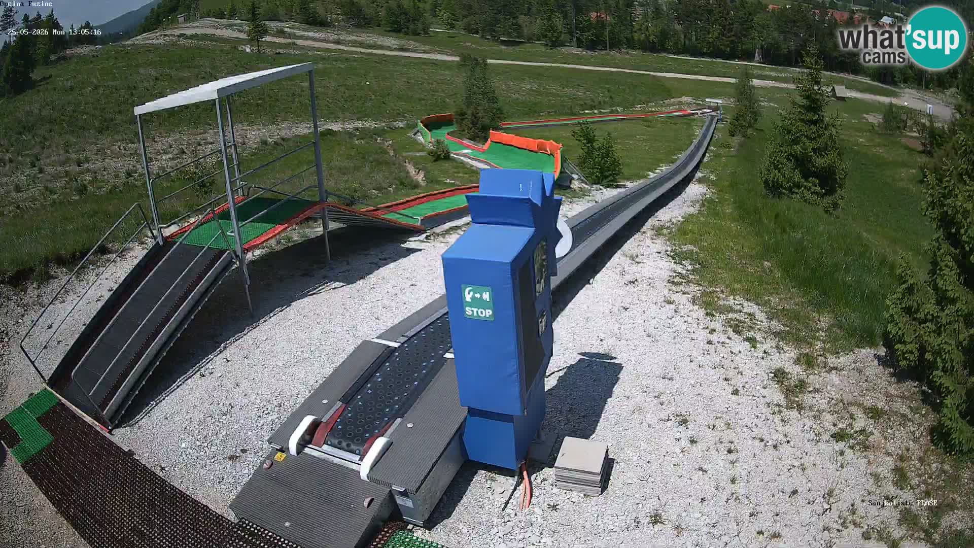 Live webcam Pista da slittino Fužine – Croazia