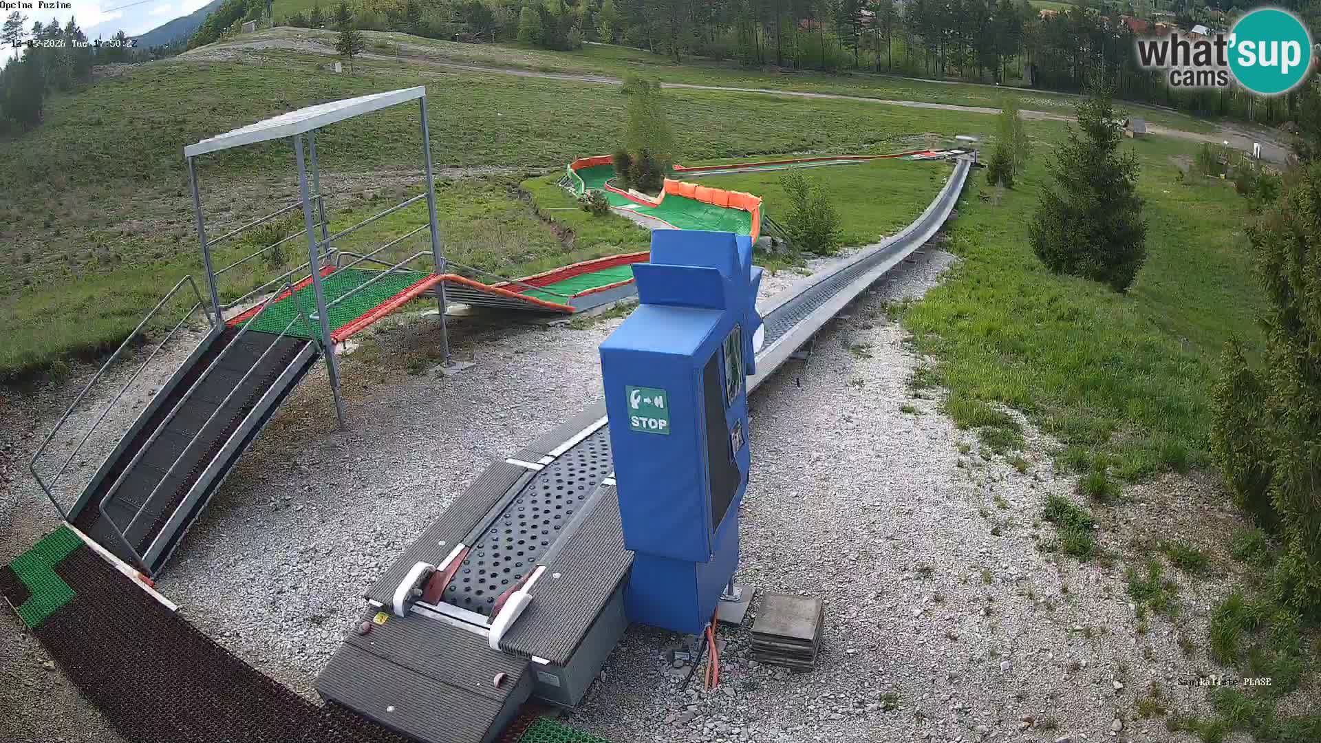 Webcam en direct Piste de luge de Fužine – Croatie