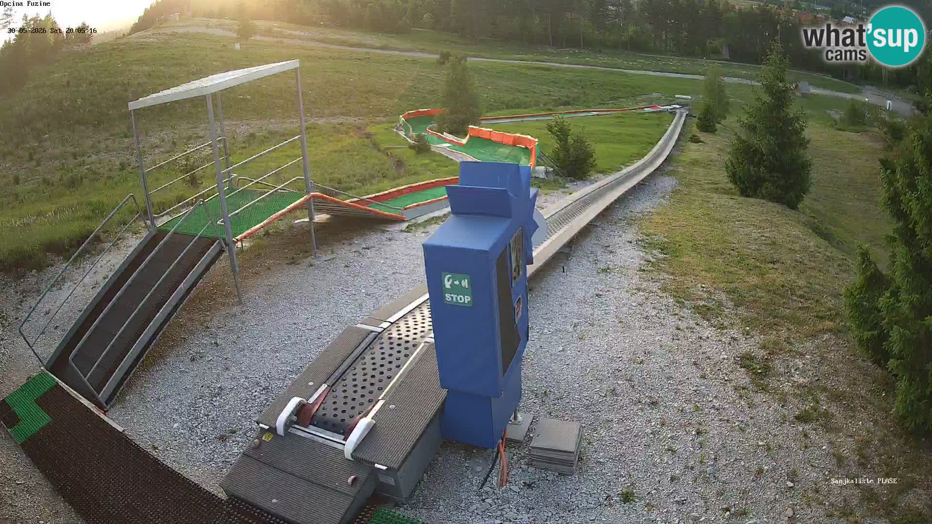 Spletna kamera v živo Sankališče Fužine – Hrvaška