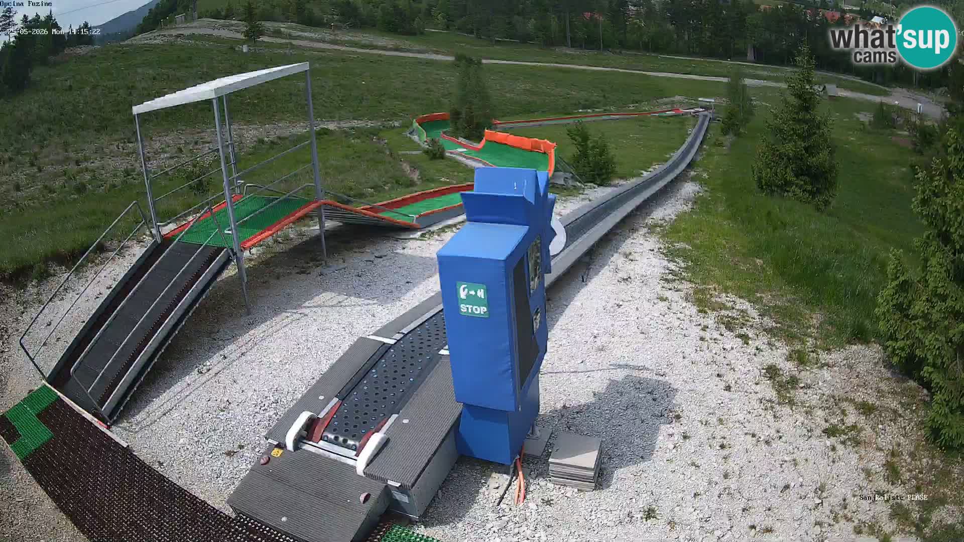 Spletna kamera v živo Sankališče Fužine – Hrvaška