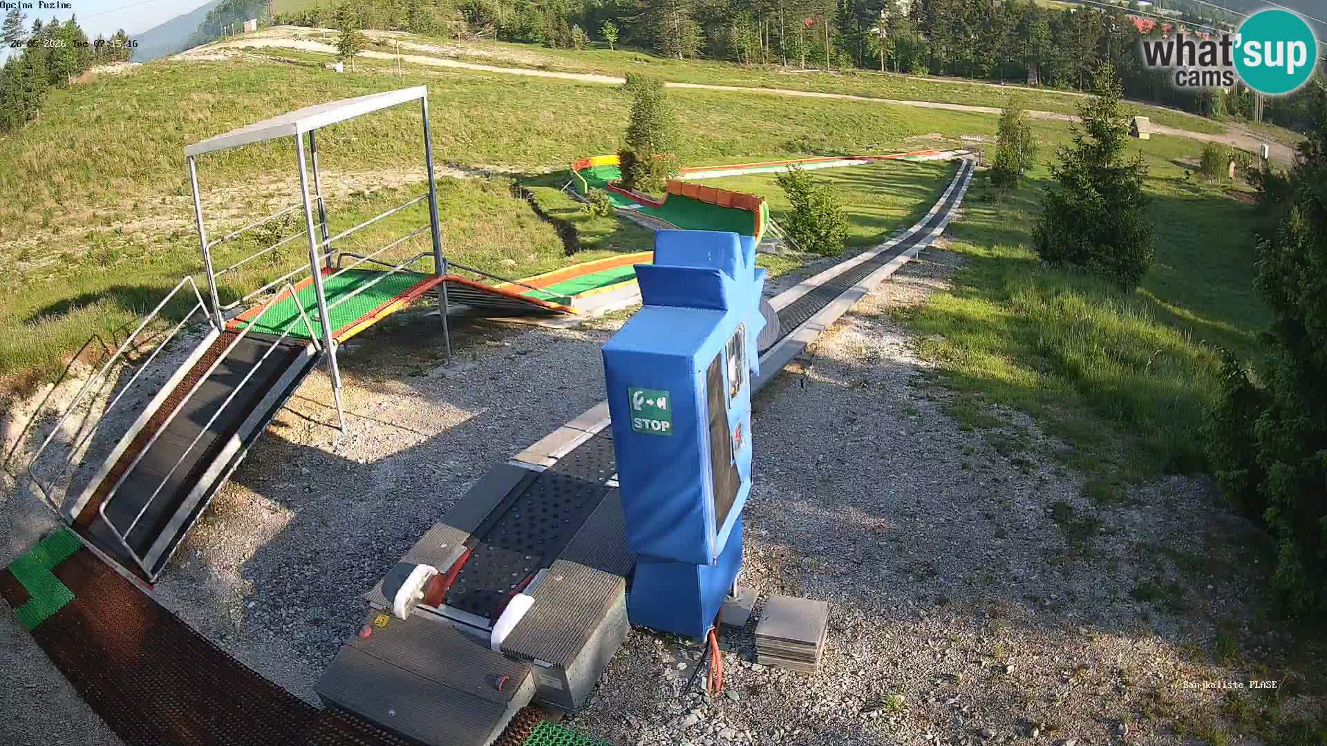 Spletna kamera v živo Sankališče Fužine – Hrvaška