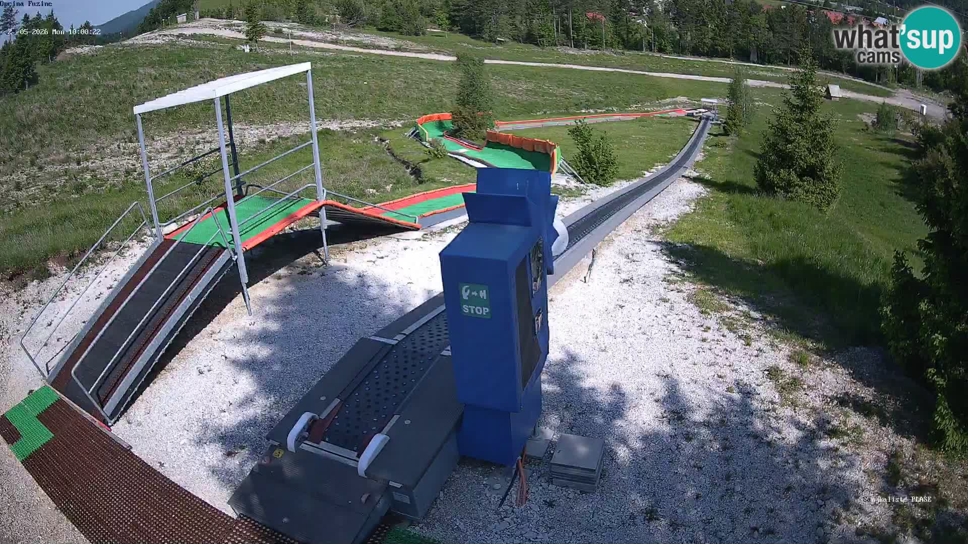 Spletna kamera v živo Sankališče Fužine – Hrvaška