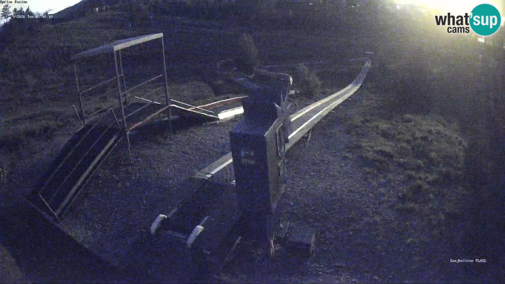Webcam en vivo Pista de trineo Fužine – Croacia