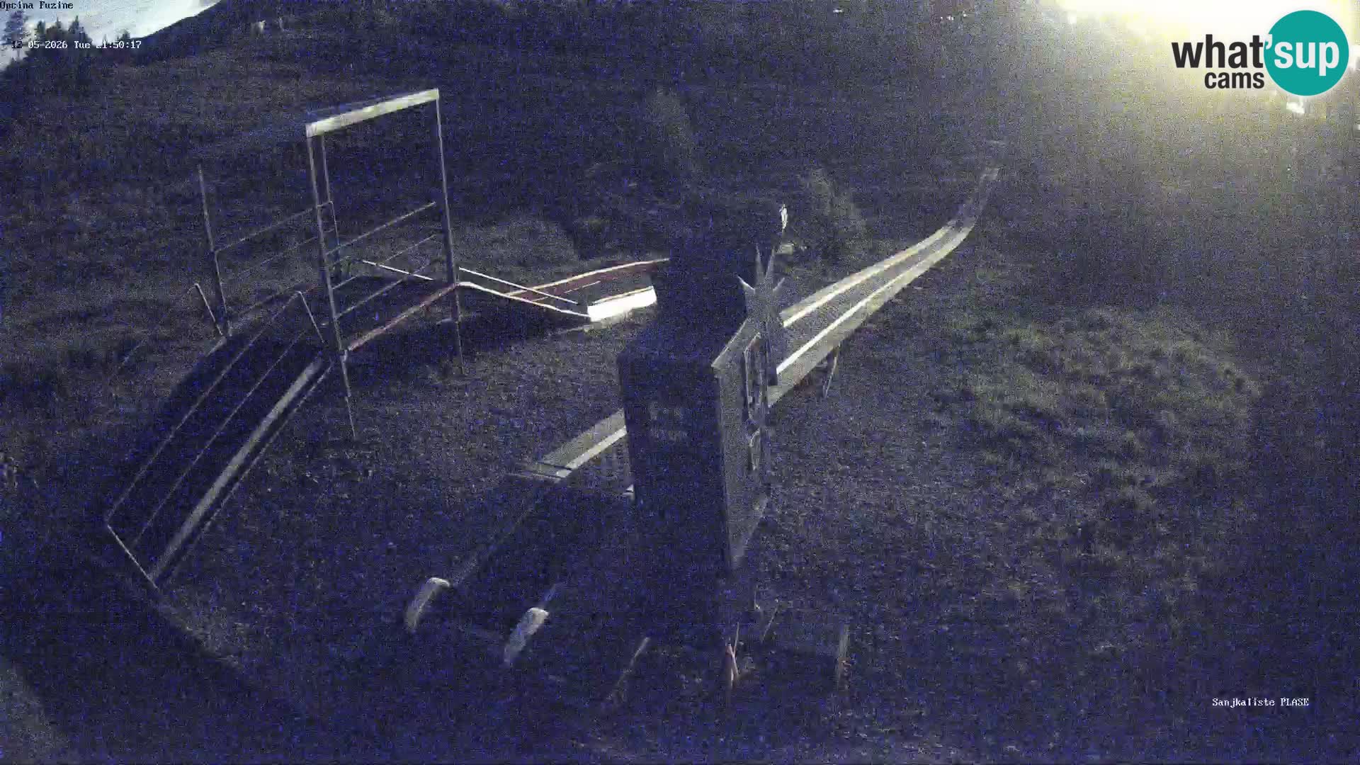 Webcam en vivo Pista de trineo Fužine – Croacia