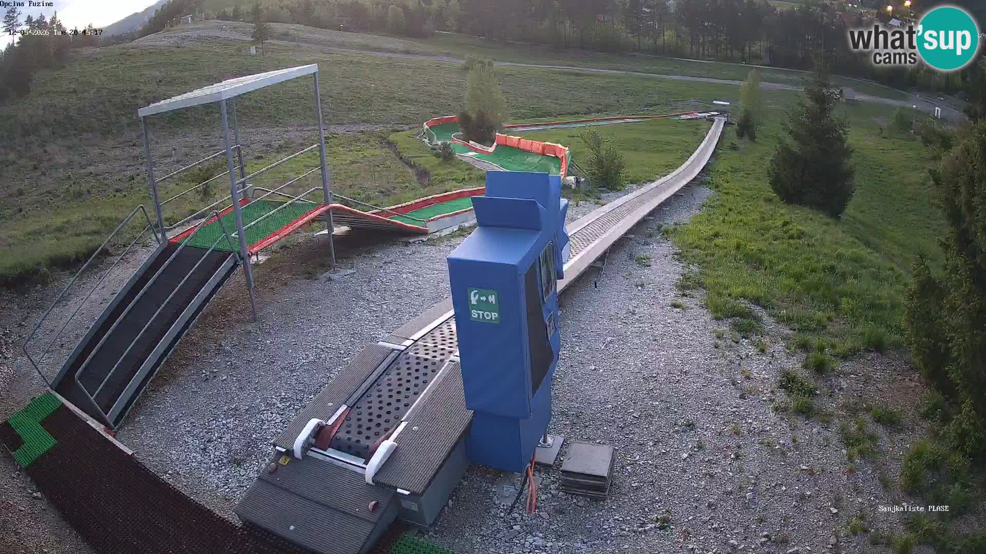 Webcam en vivo Pista de trineo Fužine – Croacia