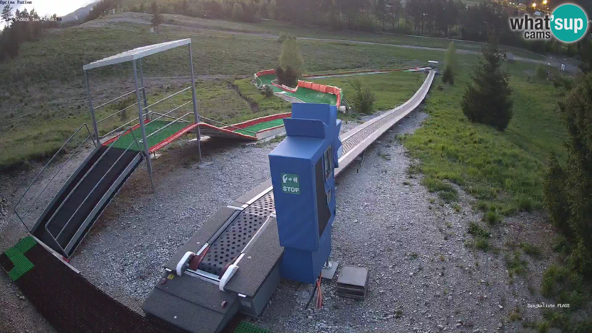 Spletna kamera v živo Sankališče Fužine – Hrvaška