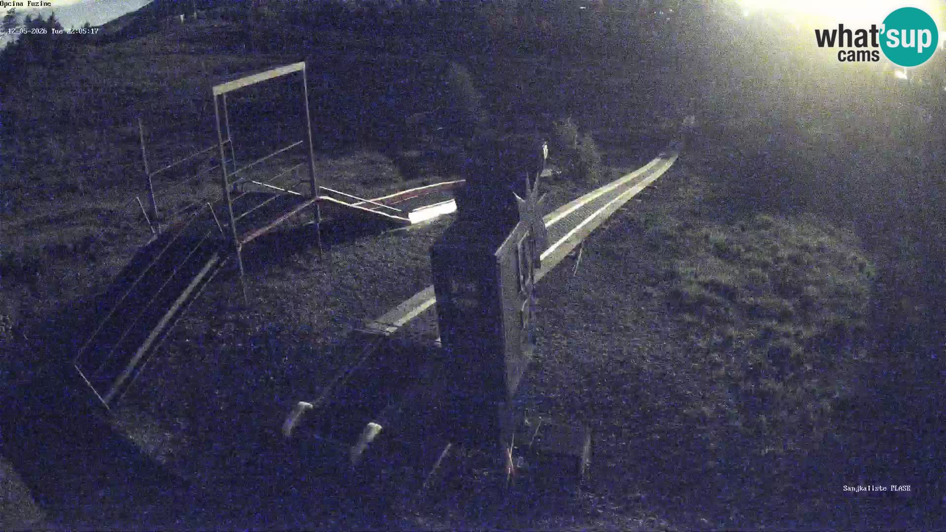Live webcam Pista da slittino Fužine – Croazia