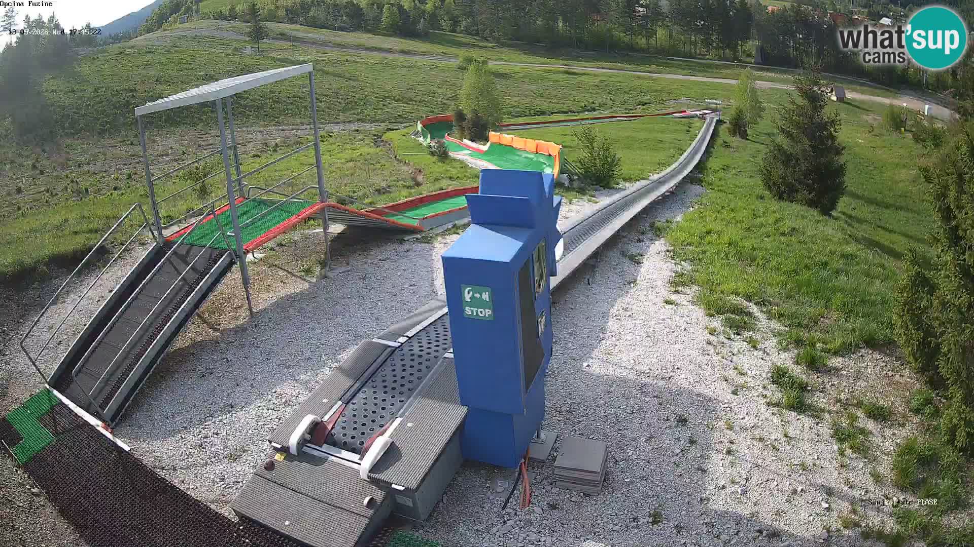 Webcam en direct Piste de luge de Fužine – Croatie