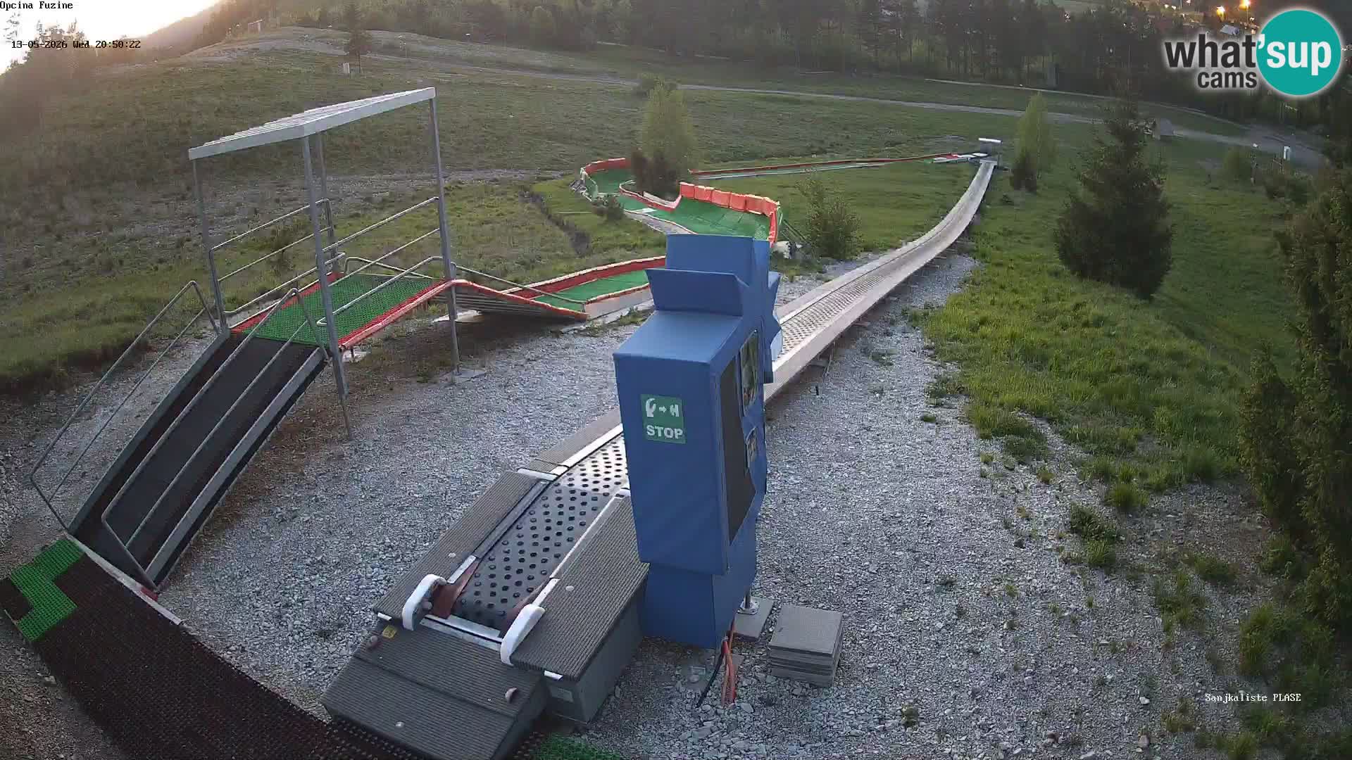 Spletna kamera v živo Sankališče Fužine – Hrvaška