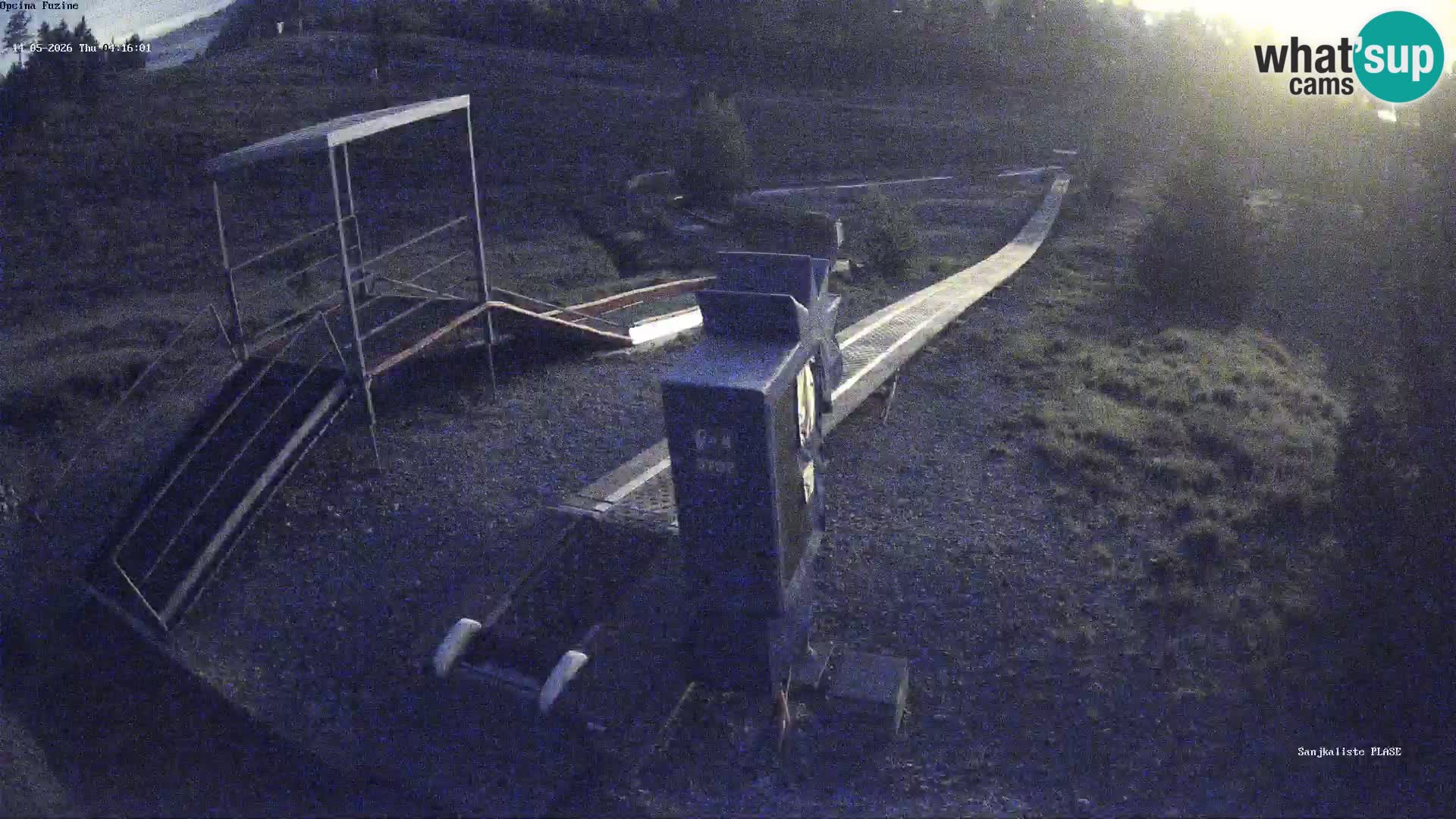 Live webcam Fužine toboggan run – Croatia