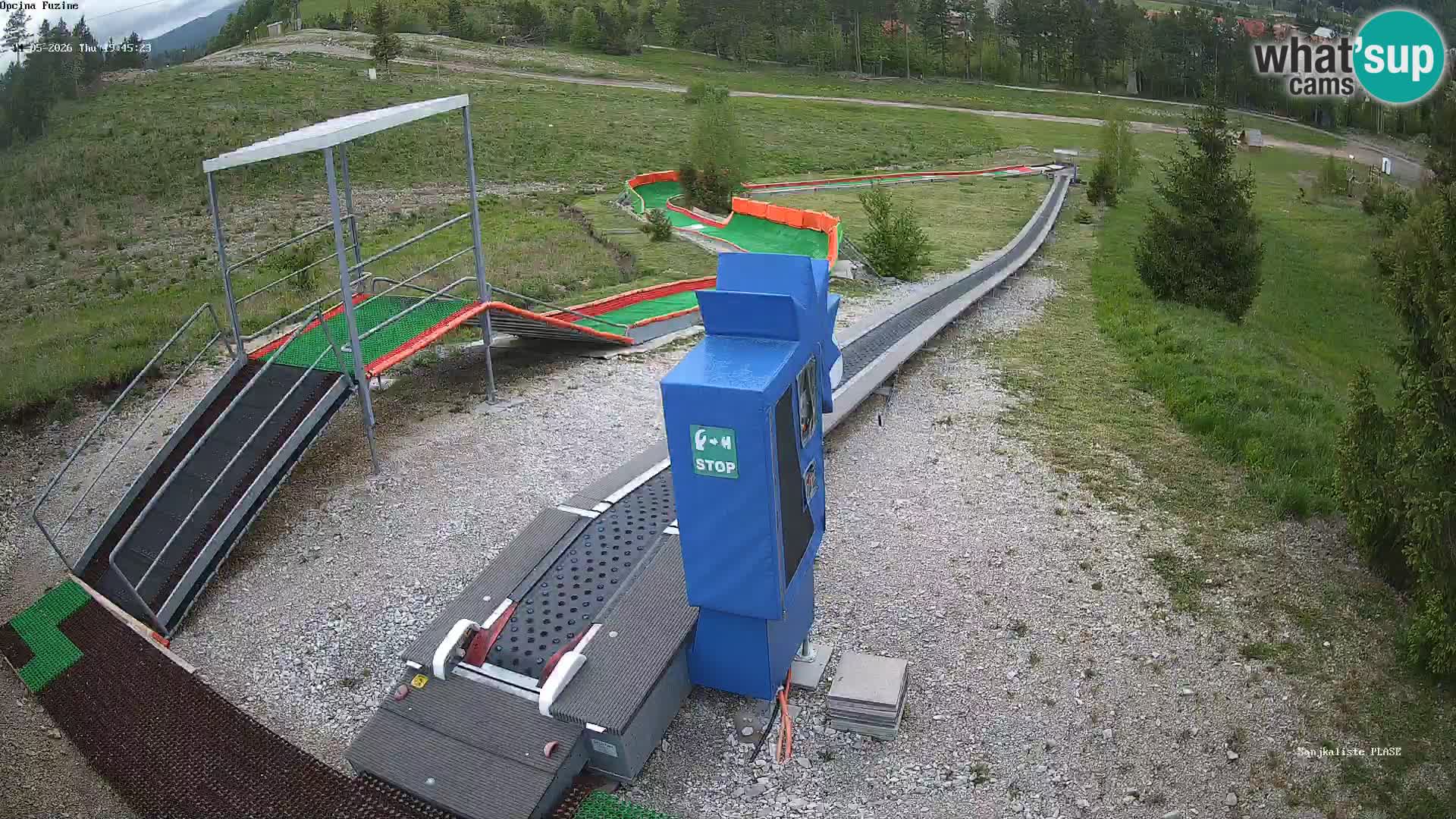 Webcam en direct Piste de luge de Fužine – Croatie