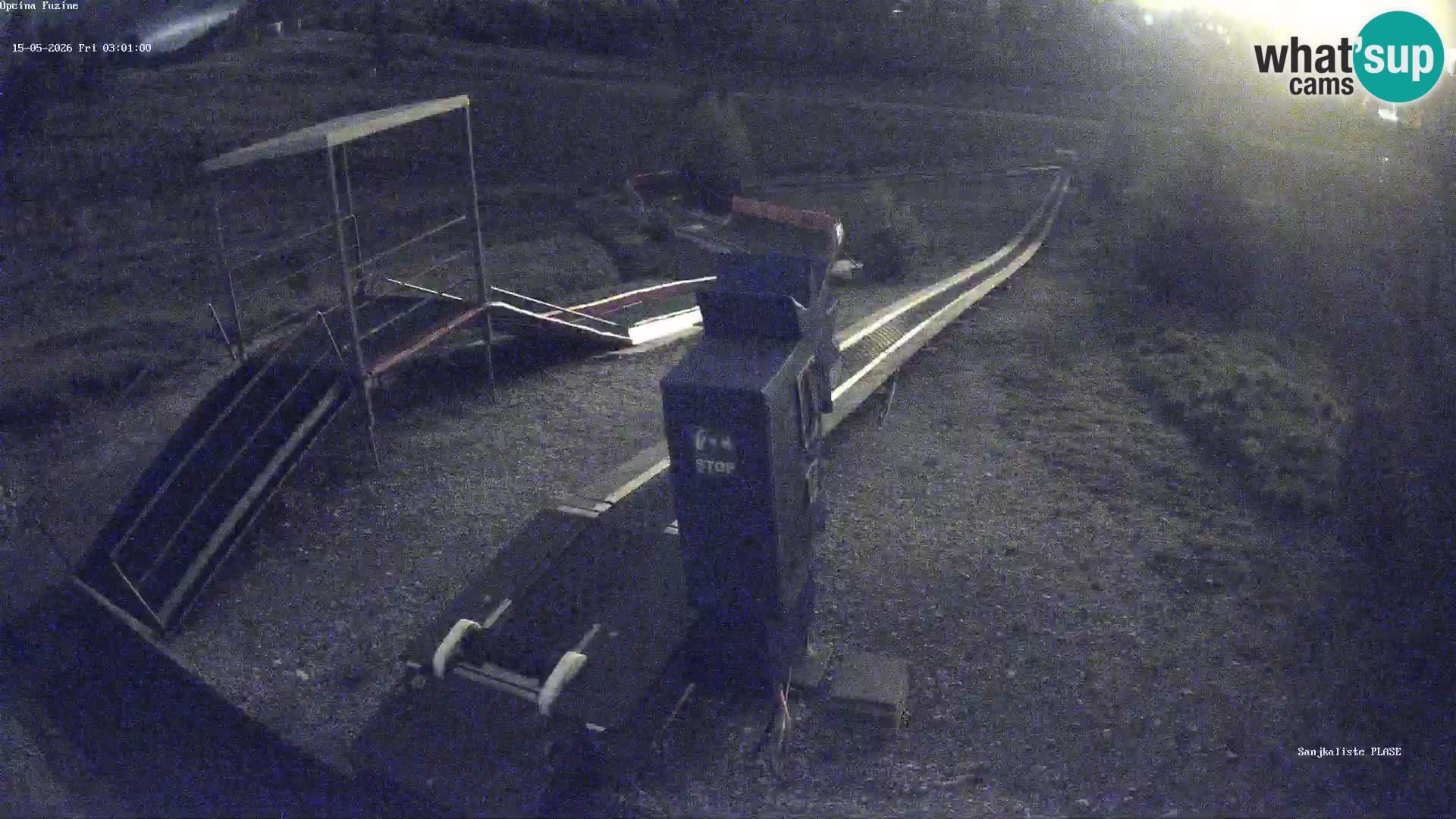 Webcam en direct Piste de luge de Fužine – Croatie