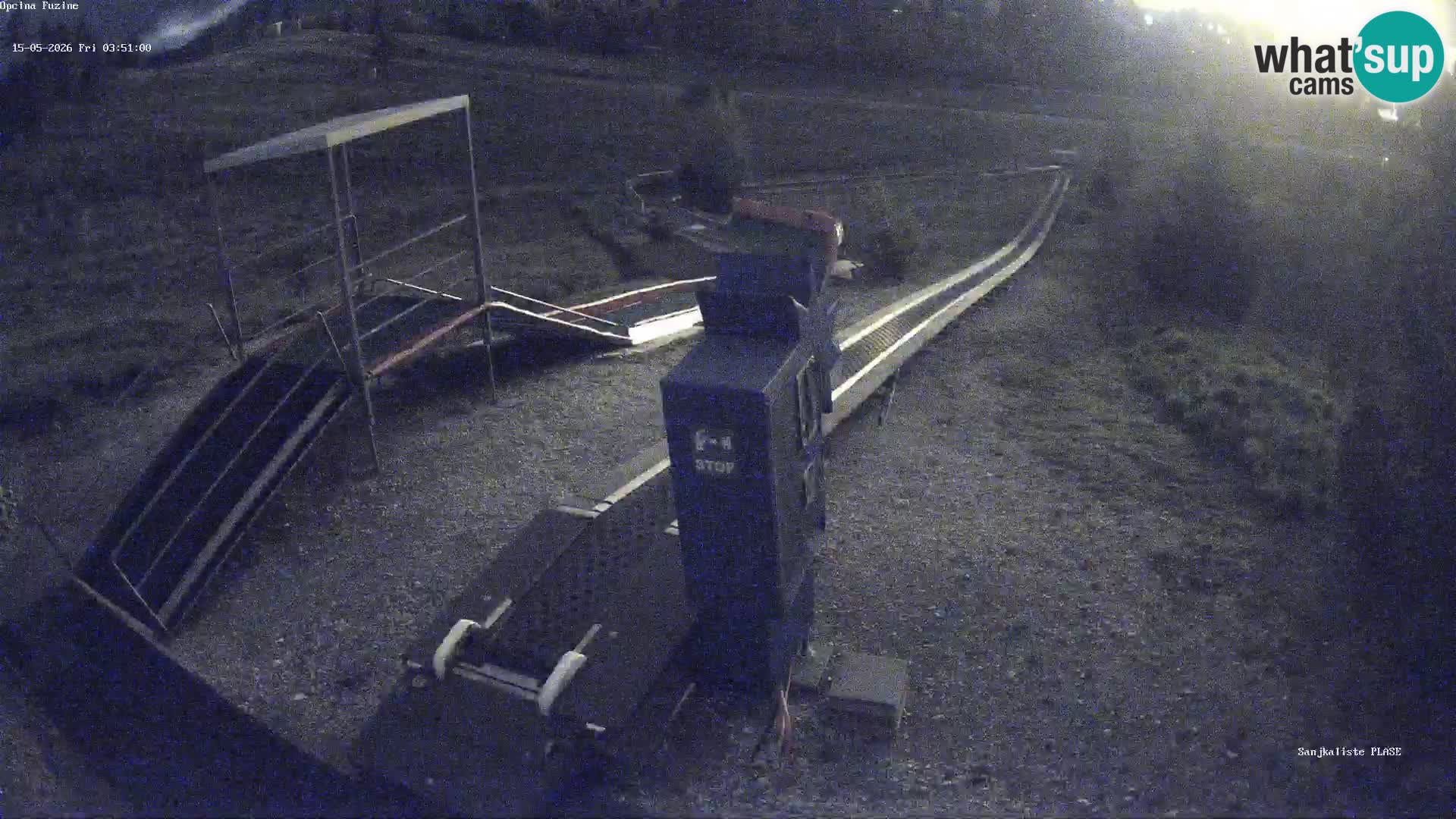 Live webcam Fužine toboggan run – Croatia