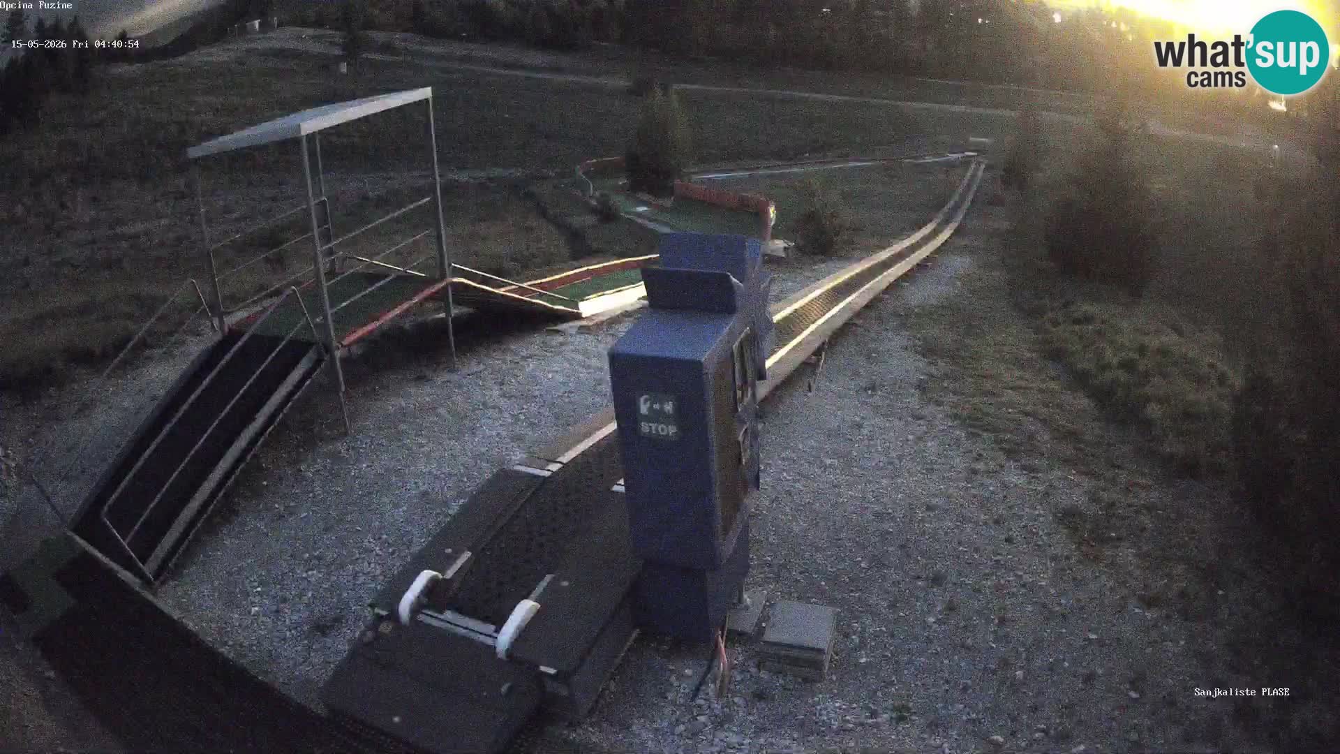 Live webcam Fužine toboggan run – Croatia