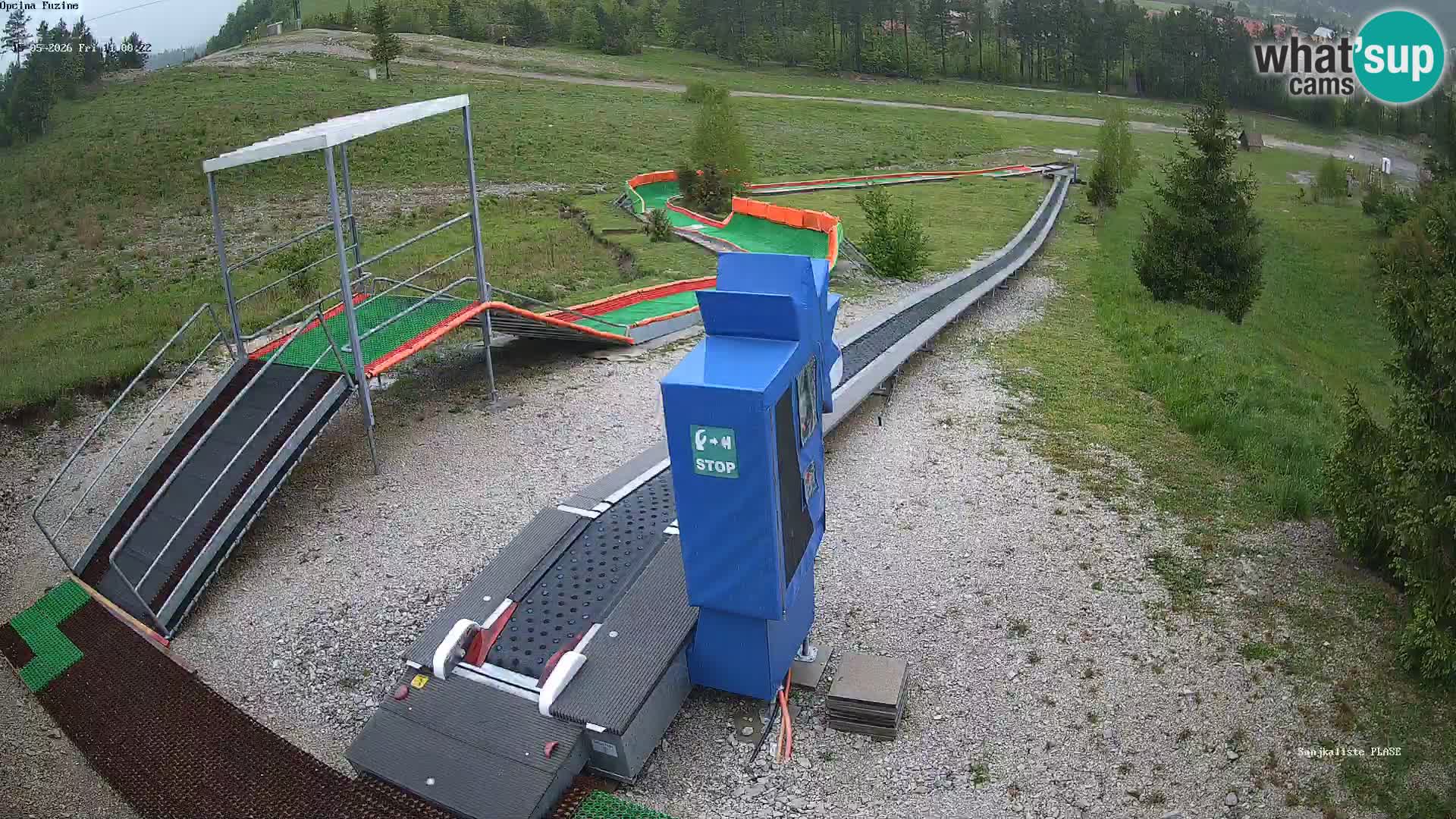 Webcam en vivo Pista de trineo Fužine – Croacia