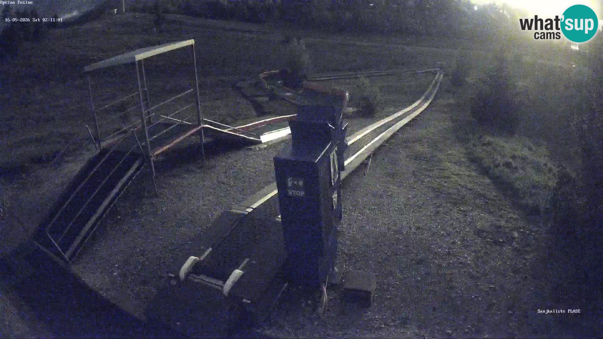 Live webcam Fužine toboggan run – Croatia