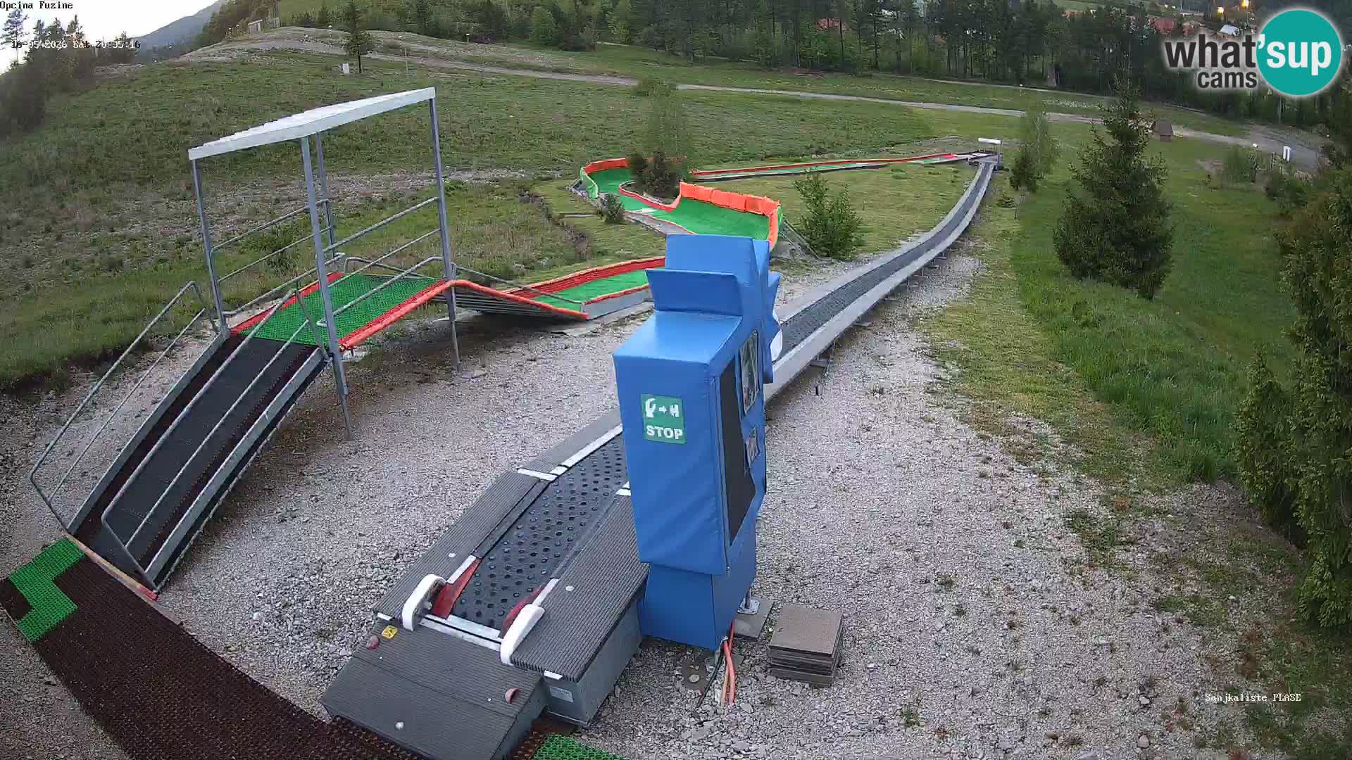 Webcam en direct Piste de luge de Fužine – Croatie